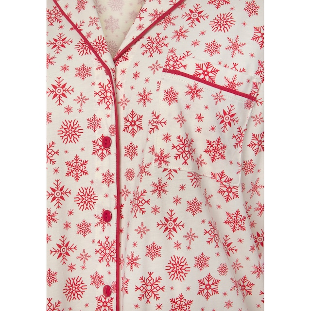 LASCANA Nachthemd, mit winterlichem Motiv online kaufen | BAUR