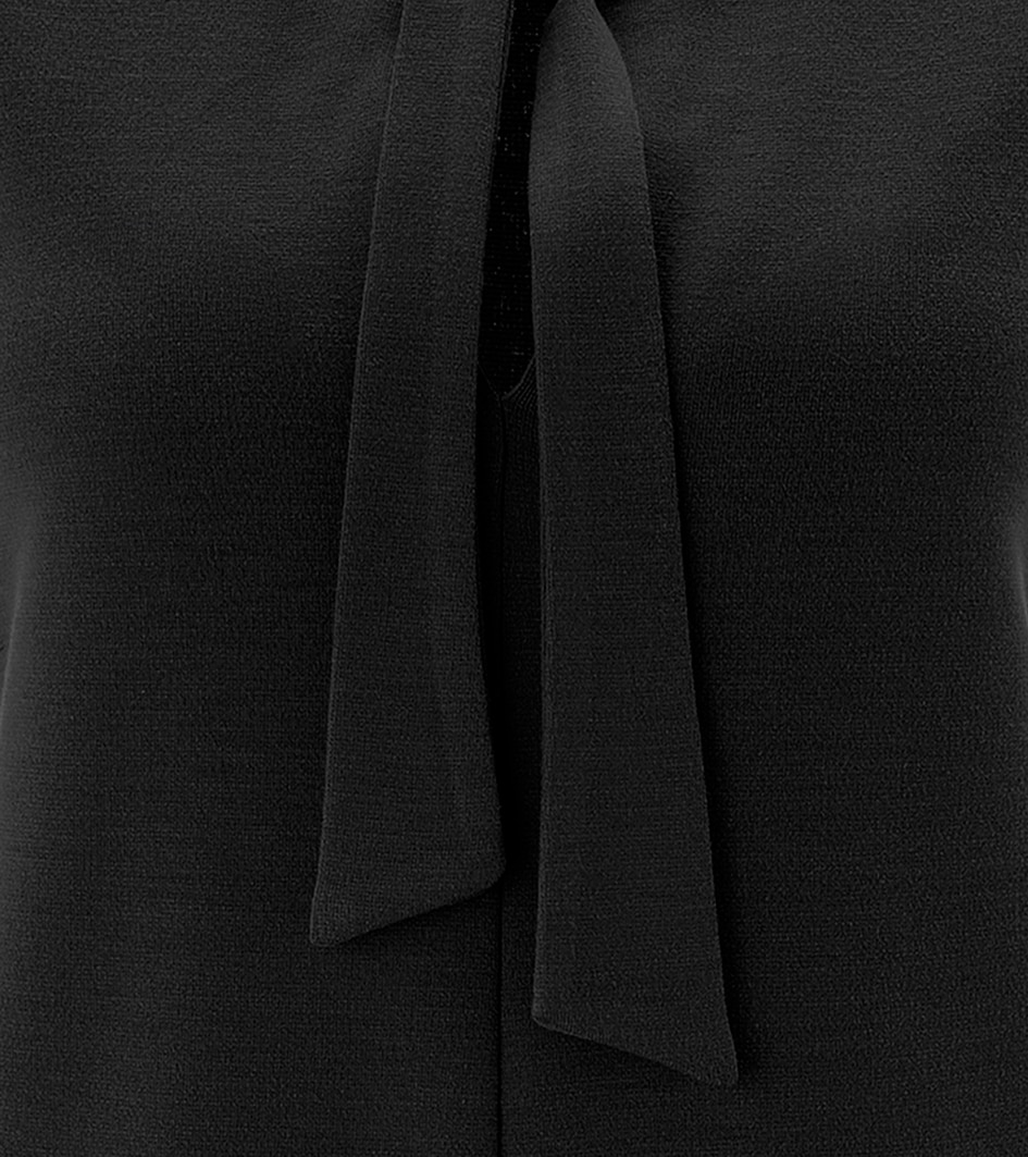 Aniston SELECTED Jerseykleid mit raffinierten Ausschnitt und Bindebänder - NEUE KOLLEKTION