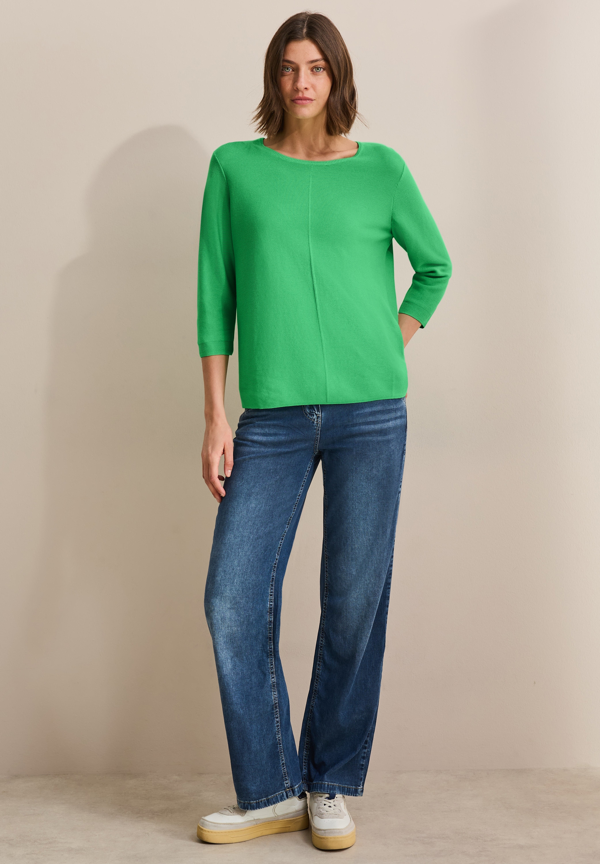 Cecil Strickpullover, mit 3/4 Ärmeln