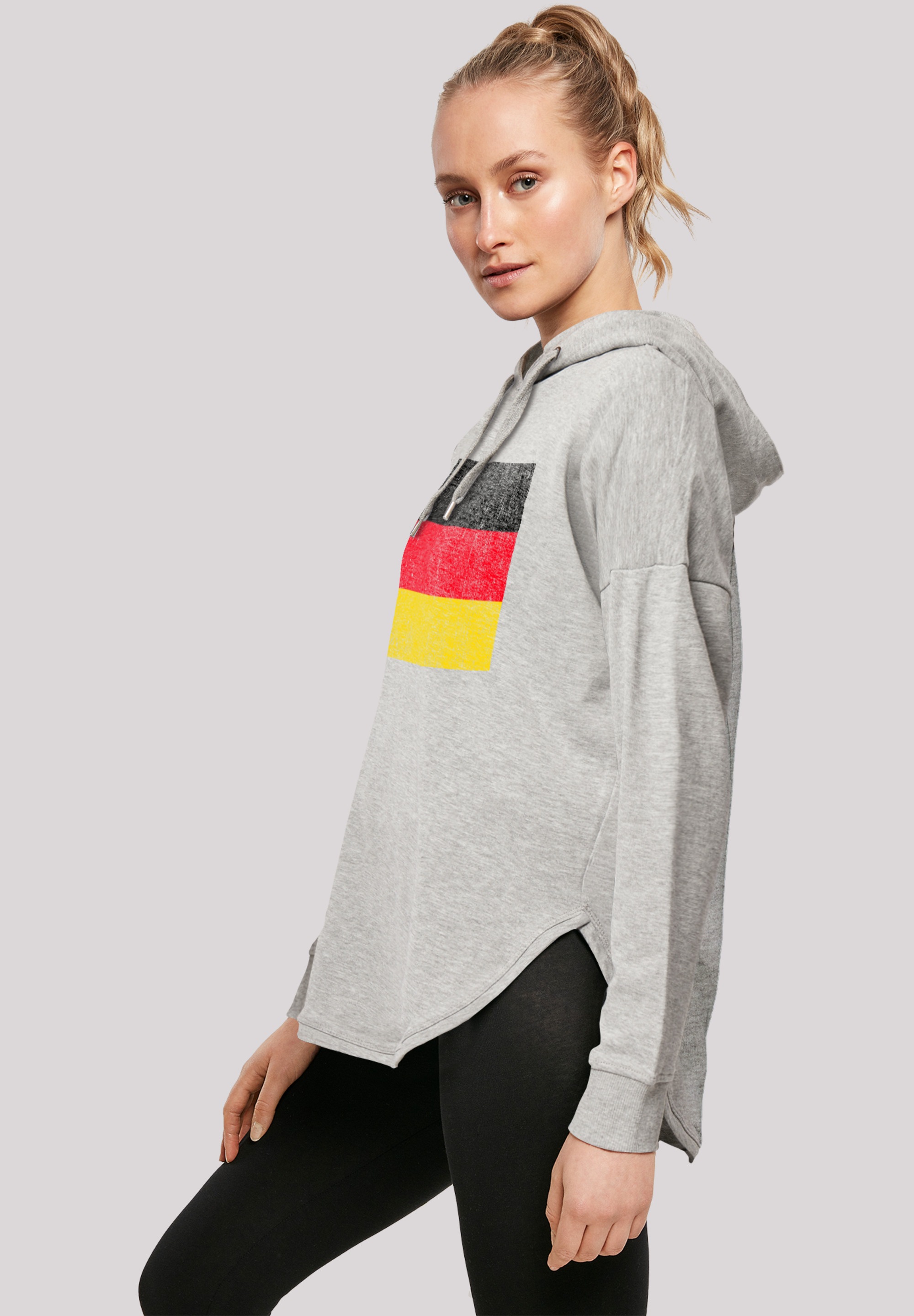 F4NT4STIC Kapuzenpullover »Germany Deutschland Flagge distressed«, Print