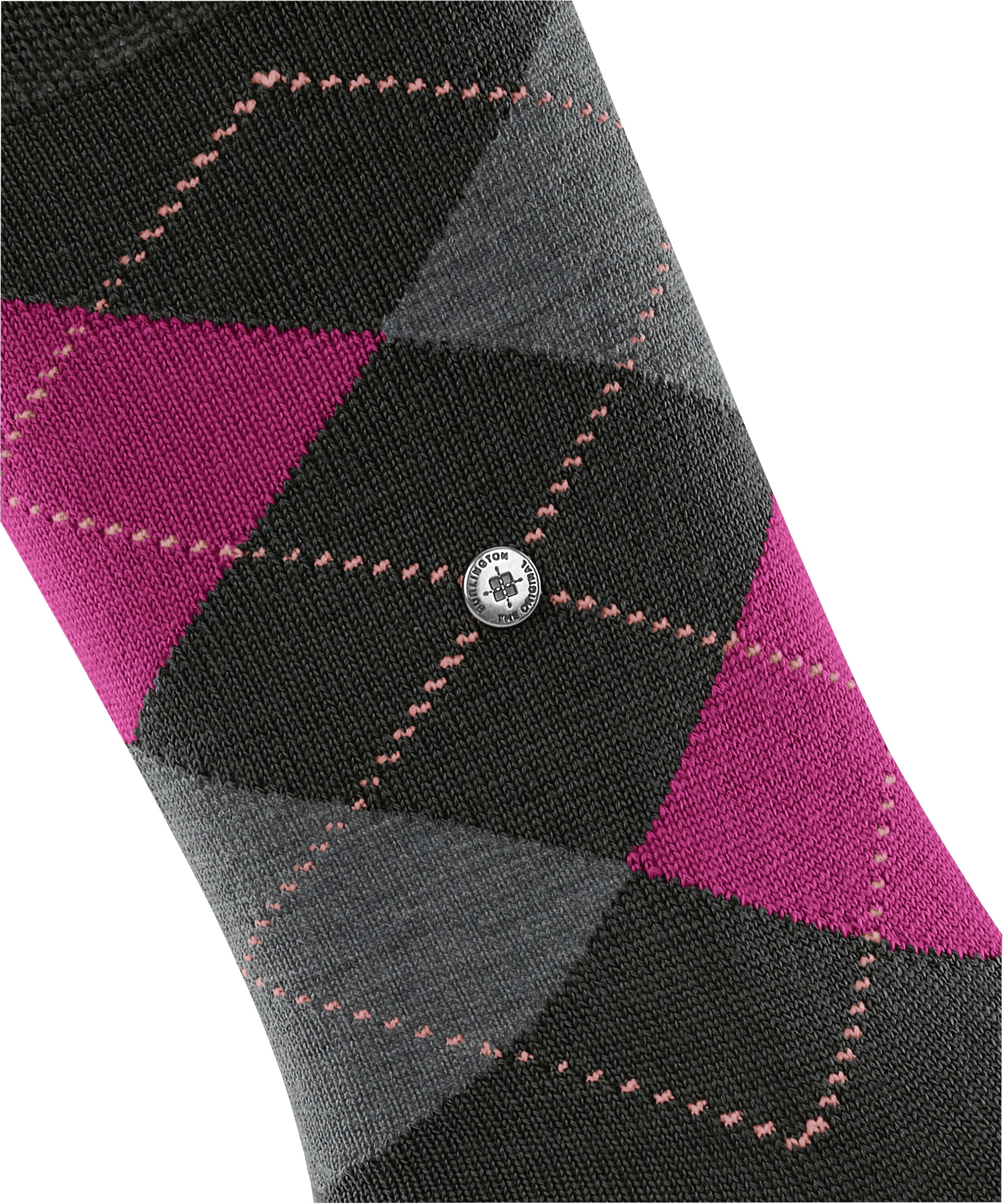 Burlington Socken »Marylebone« Einheitsgröße 36-41, wärmende Wollmischung, Argyle-Muster