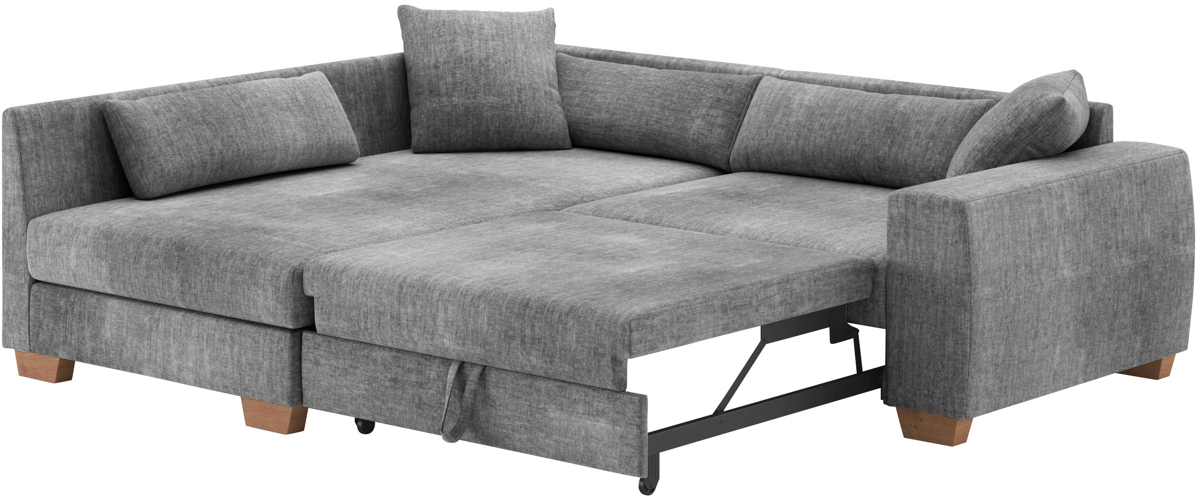 Thumbnail - Mr. Couch Ecksofa "Helena L-Form, bis 140 kg belastbar", mit Taschenfederkern, wahlweise mit Bettfunktion