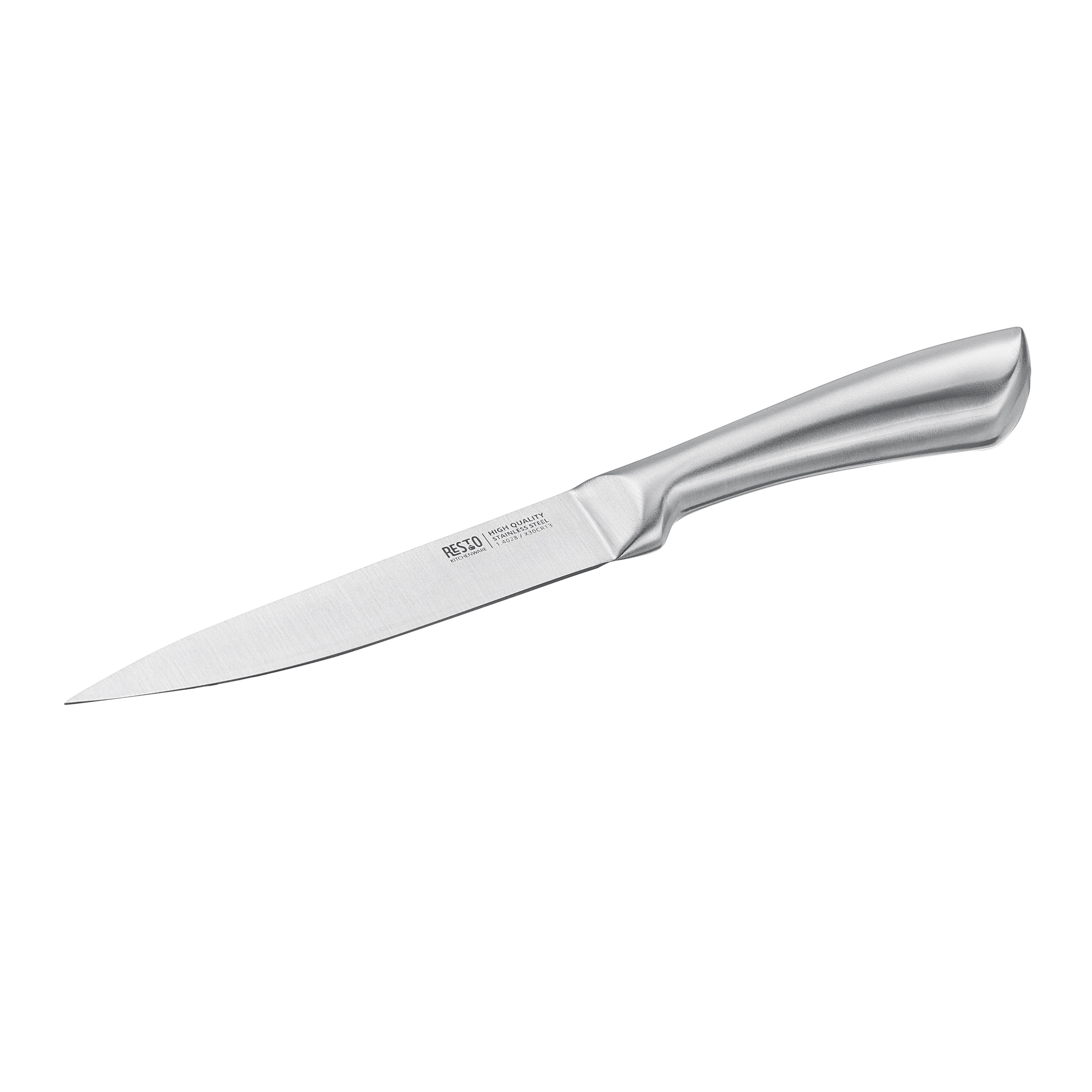RESTO Kitchenware Messer-Set »Merope, Edelstahlmesser 3-teilig in Magnet-Geschenkbox« Santoku-Messer 18 cm, Universalmesser 13 cm, Schälmesser 9 cm