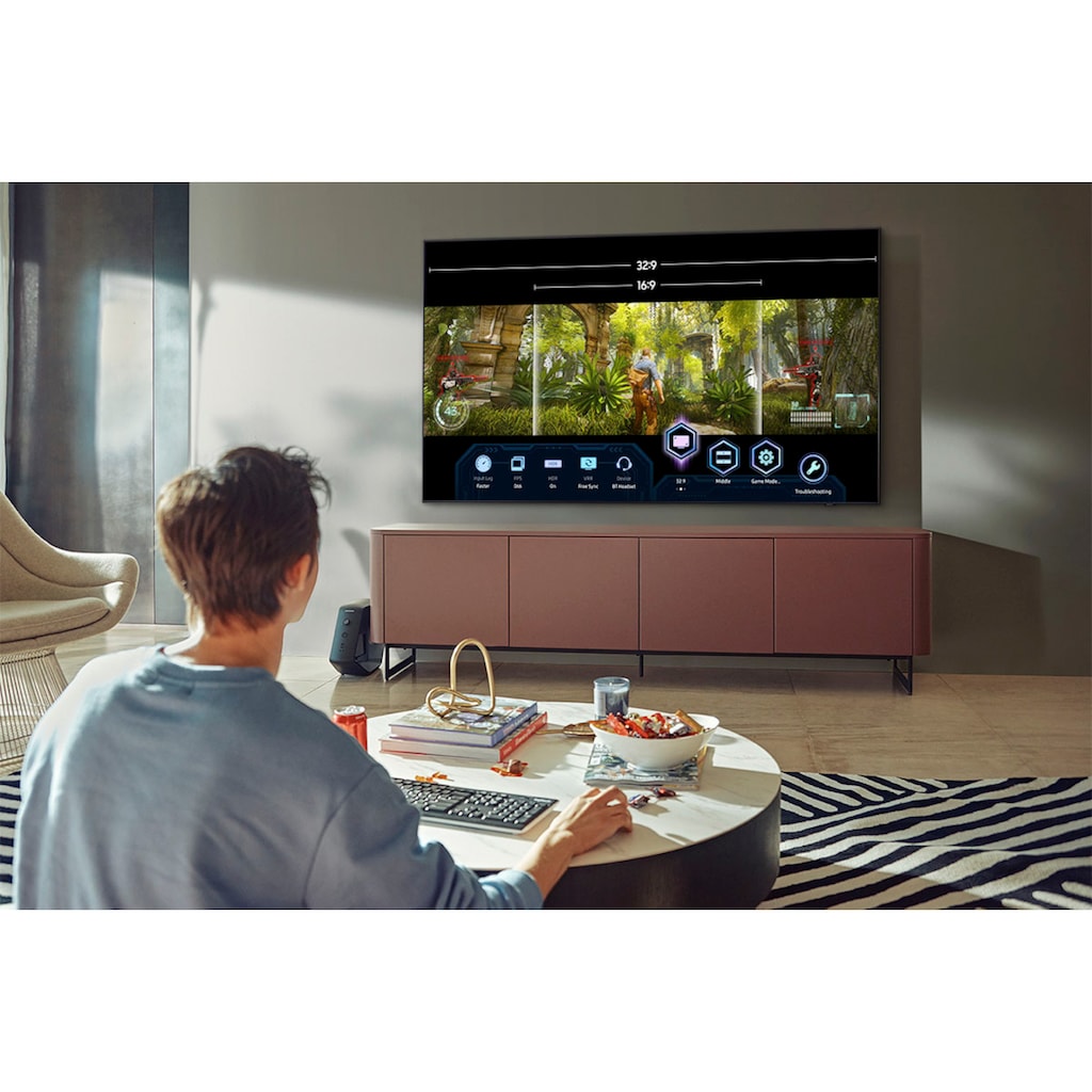 Samsung QLED-Fernseher »GQ55QN85AAT«, 138 cm/55 Zoll, 4K Ultra HD, Smart-TV, Quantum HDR 1500,Neo Quantum Prozessor 4K,Quantum Matrix Technologie