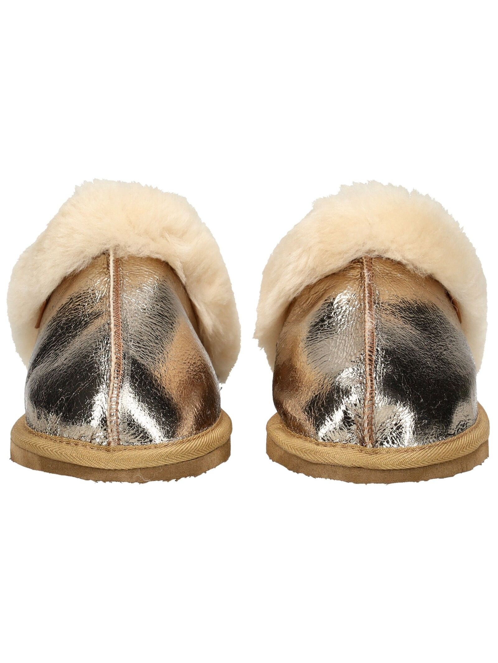 Hausschuh SHEPHERD "Shepherd Hausschuhe Leder", Damen, Gr. 41, gold, Leder, Schuhe Hausschuh 2