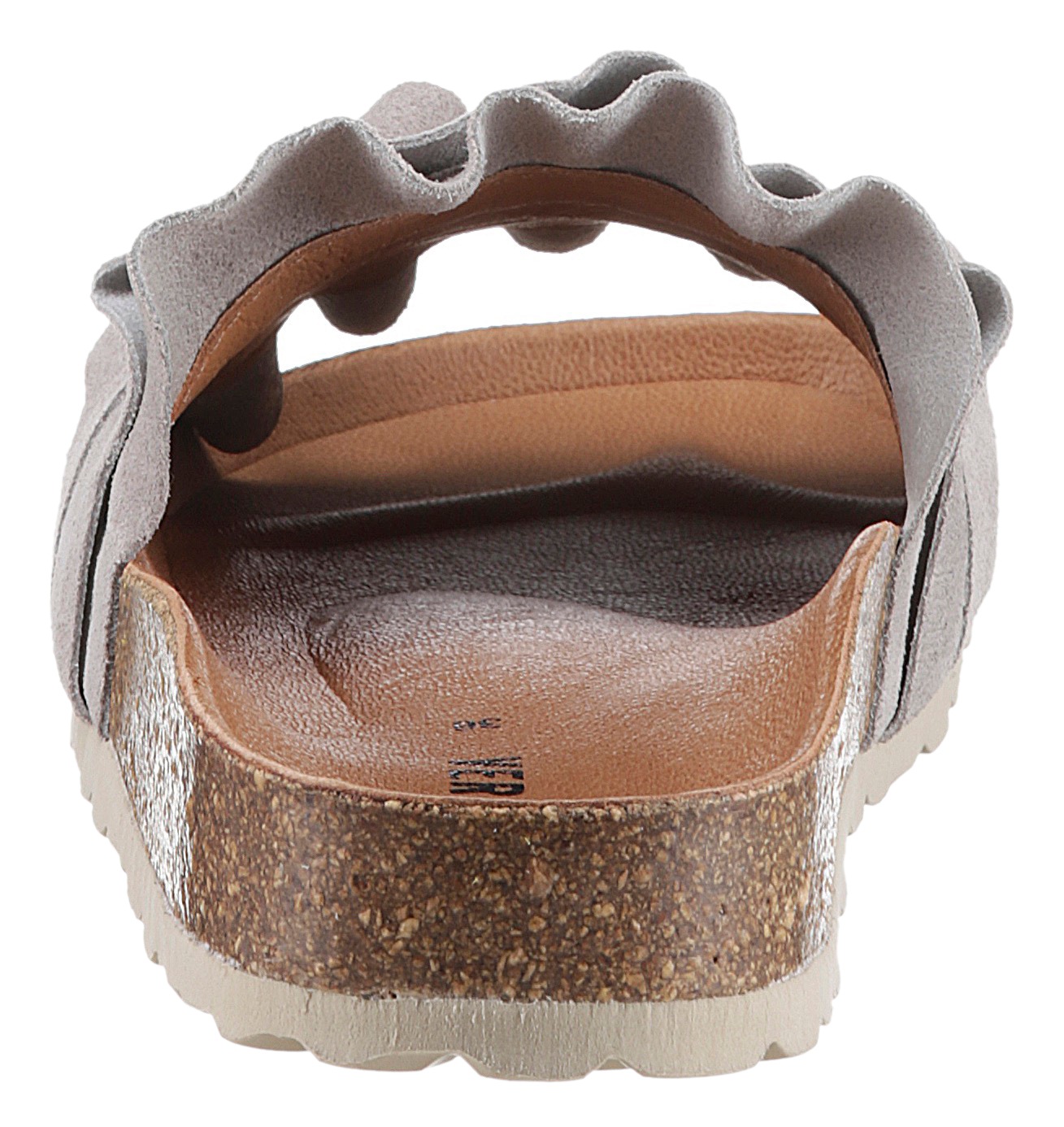 VERBENAS Pantolette "Rocio Roda" Sommerschuh, Flat mit geschwungenen Lasche günstig online kaufen