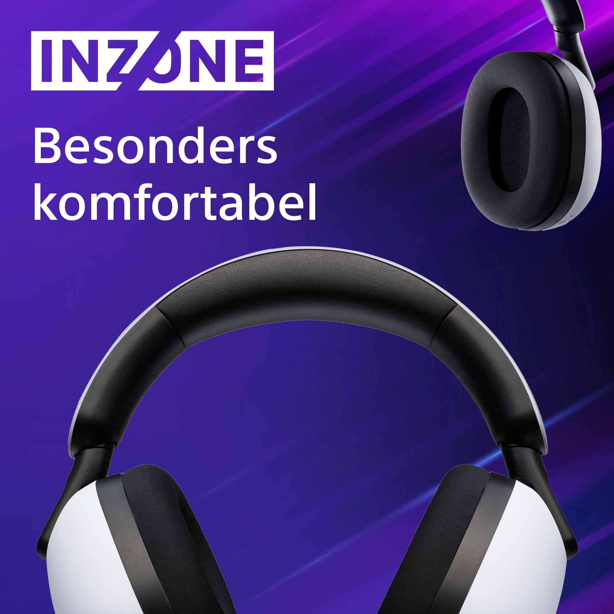 Sony Gaming-Headset »INZONE H7«, | Attention Modus Rauschunterdrückung-LED Bluetooth-Wireless, Ladestandsanzeige-Quick BAUR