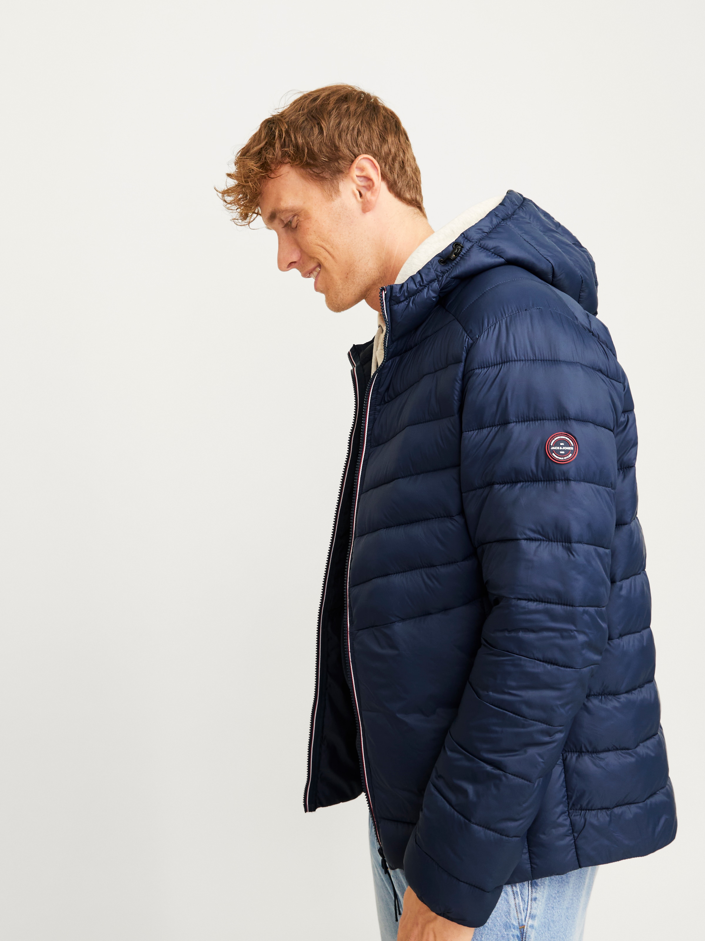 Jack & Jones Steppjacke »JJESPRINT PUFFER HOOD NOOS« mit Kapuze