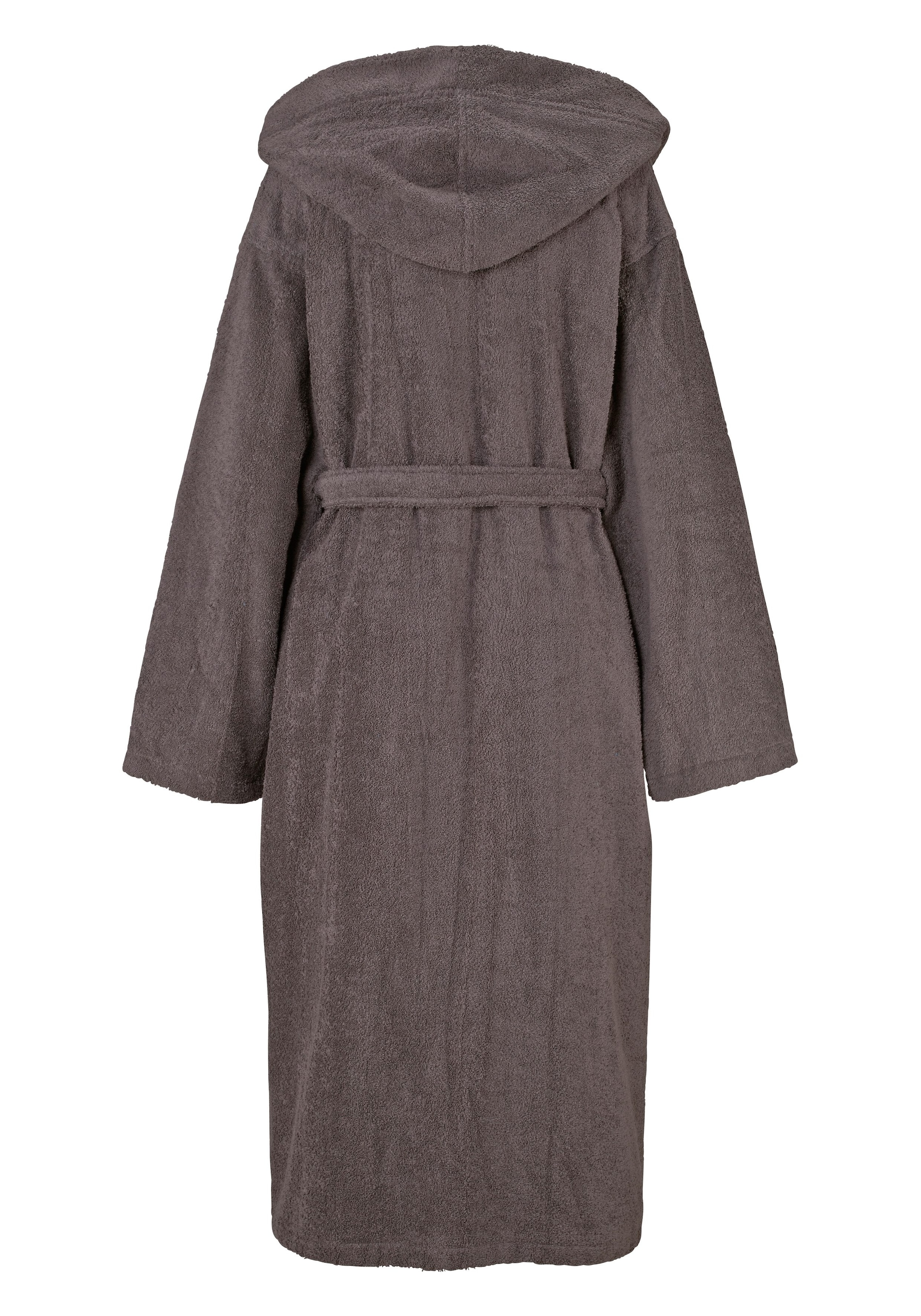 KangaROOS Unisex-Bademantel »Cassidy, für Damen & Herren, Standardlänge & Überlänge«, (1 St.), mit Taschen, Männer und Frauen, Baumwolle, Reise, Hotel, Sauna, S-3XL