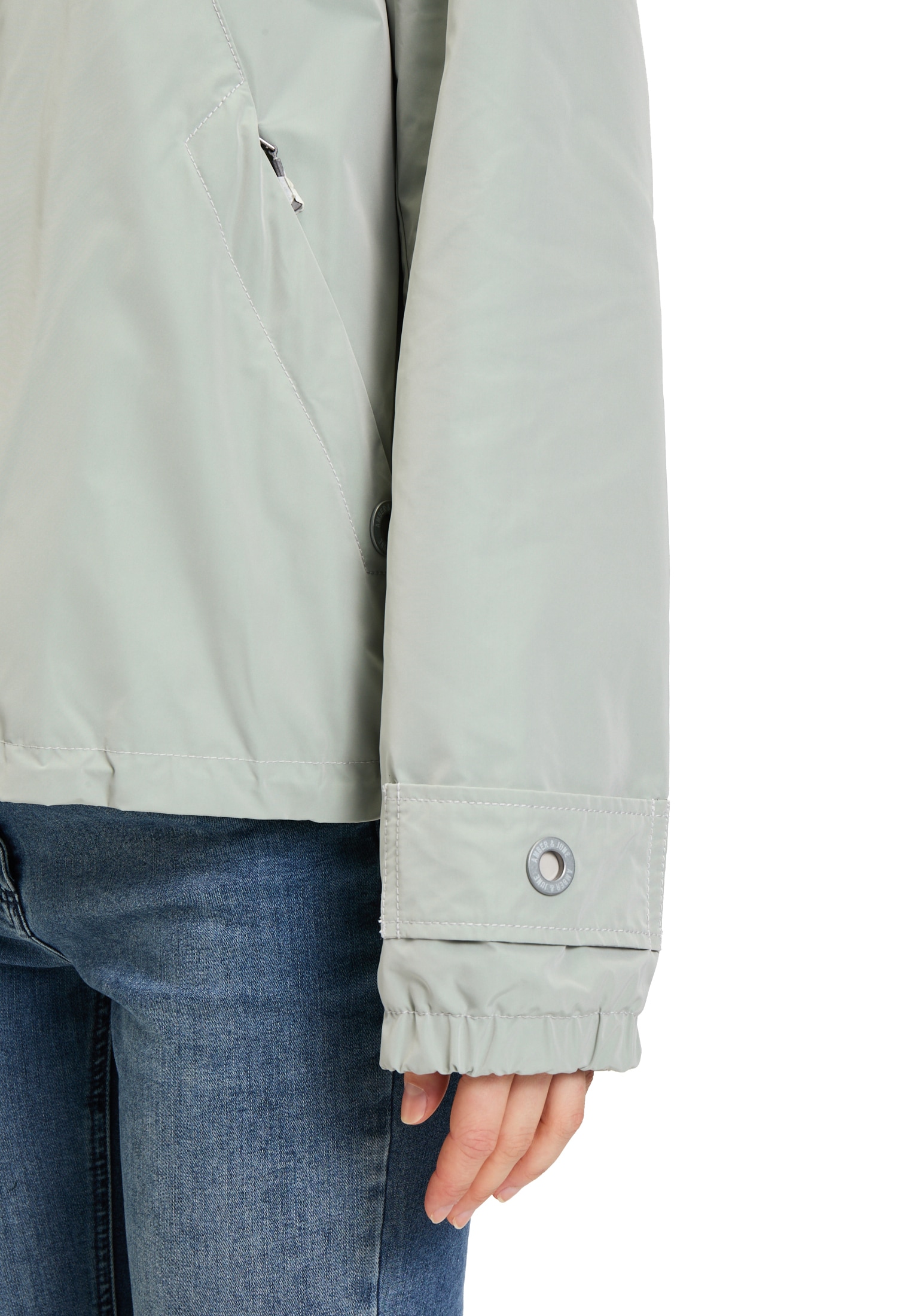 Amber & June Sommerjacke »Amber & June Damen Sommerjacke mit Kapuze«, mit Kapuze