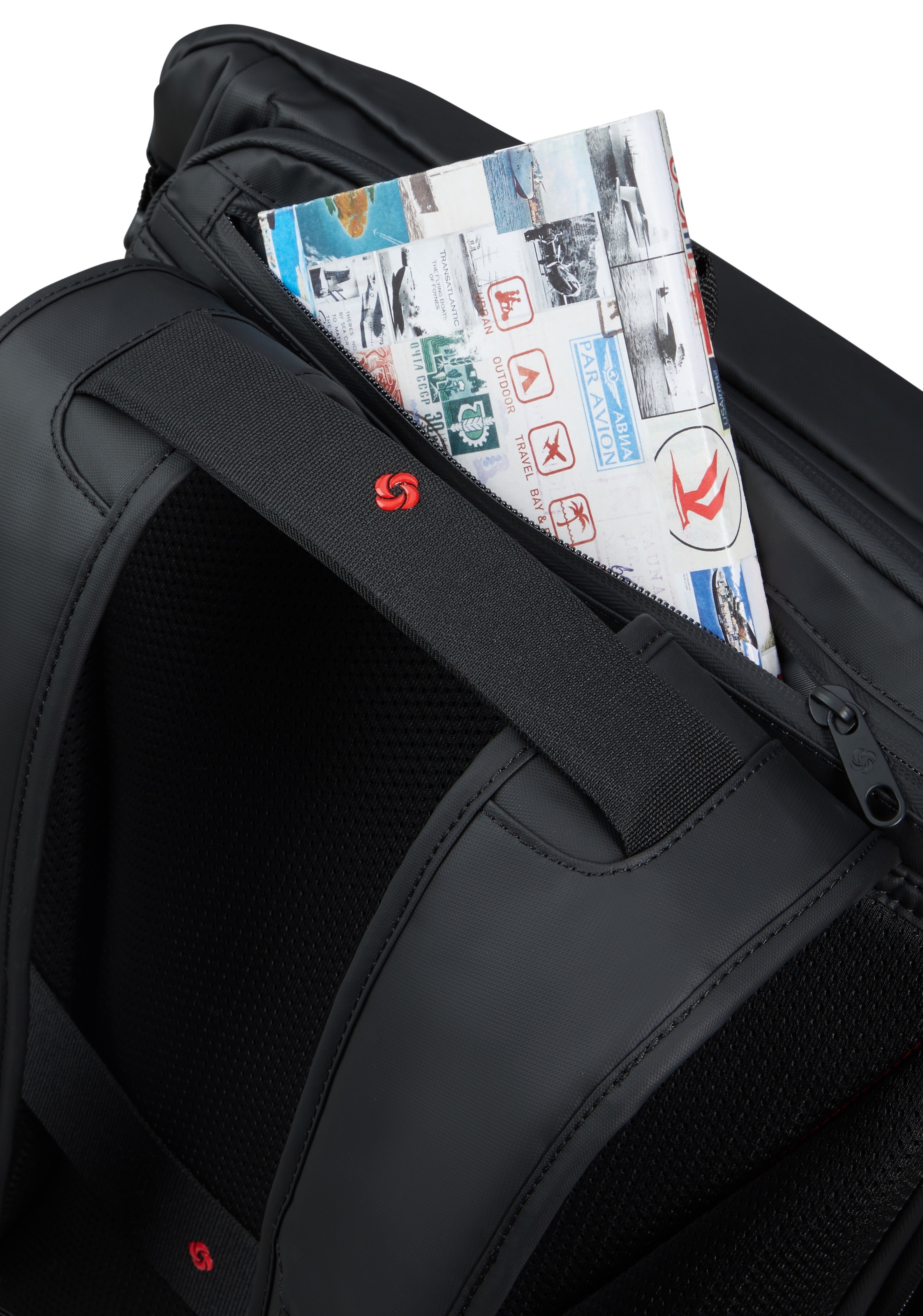 Samsonite Reiserucksack »ECODIVER L«, Freizeitrucksack Laptoprucksack Trolleyaufstecksystem Rolltop Backpack