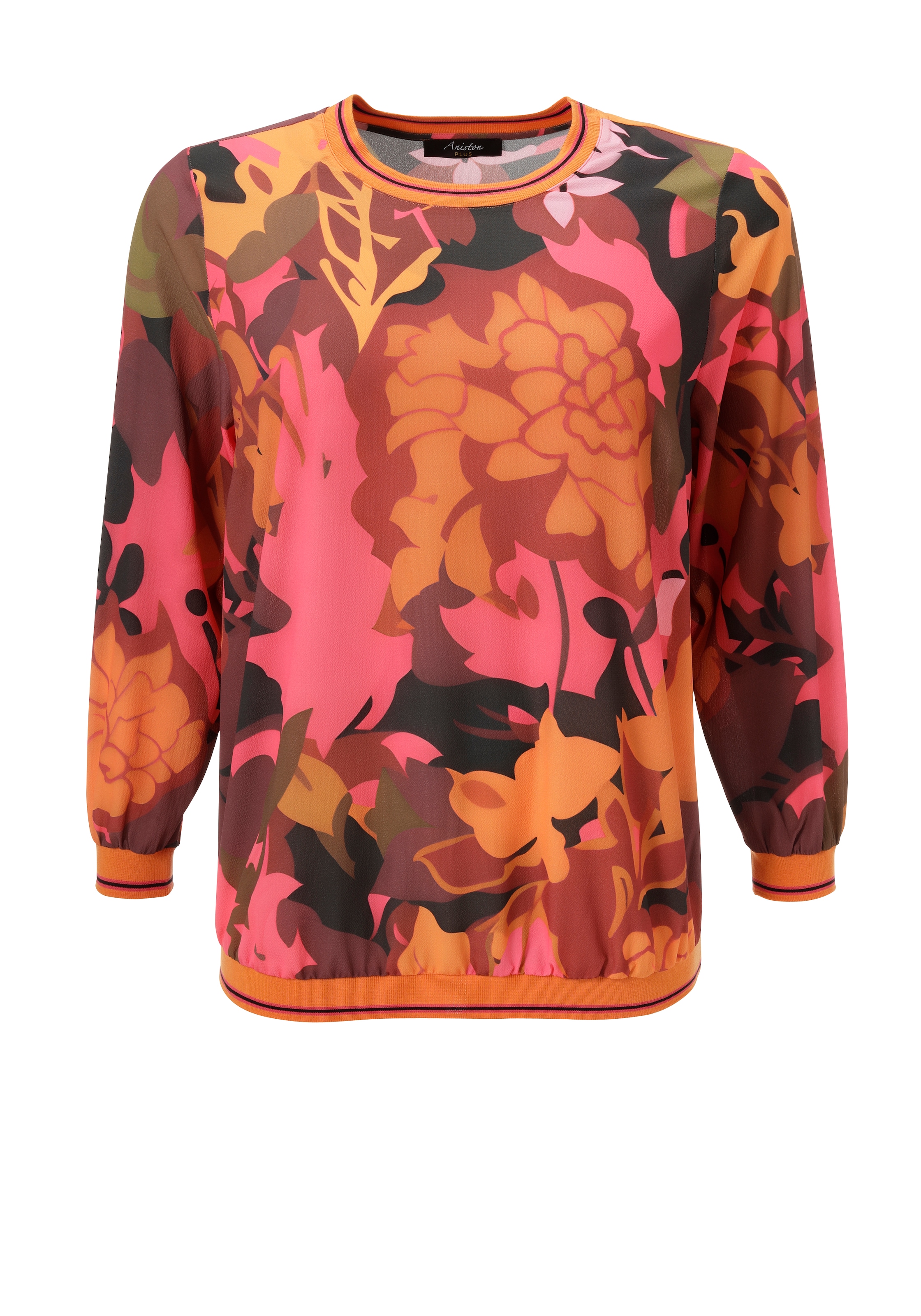 Aniston PLUS Shirtbluse, in Knallfarben - NEUE KOLLEKTION