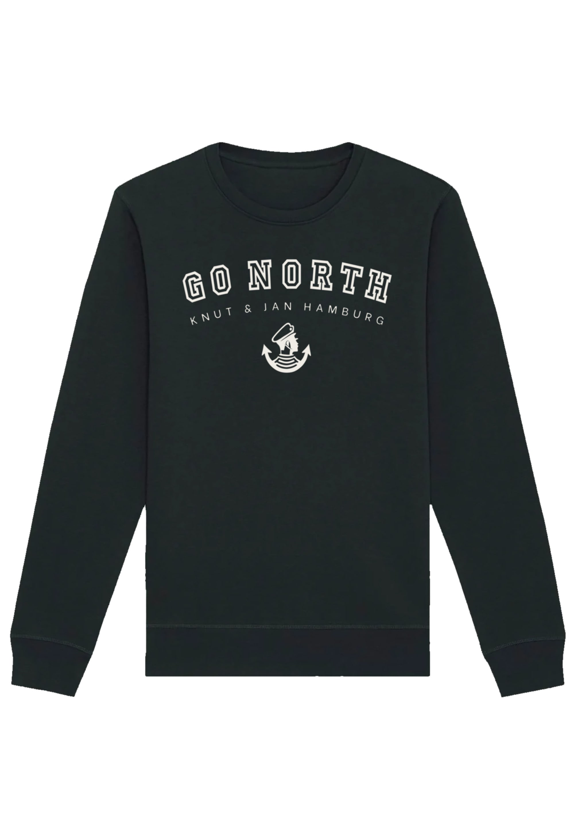 F4NT4STIC Sweatshirt »Go North Knut & Jan Hamburg«, Print