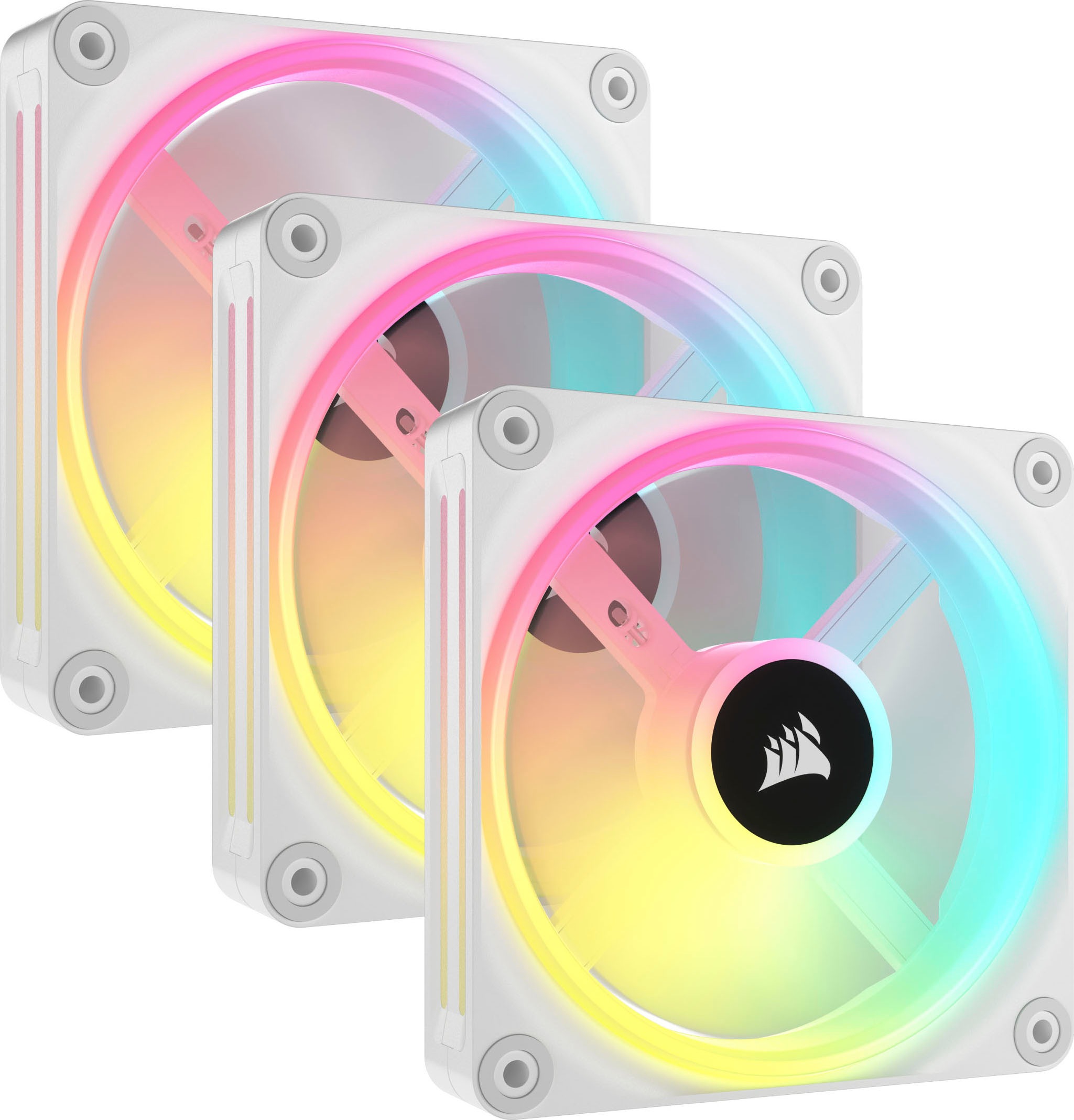 Gehäuselüfter »iCUE LINK QX120 RGB Starter-Kit«, (3 St.)