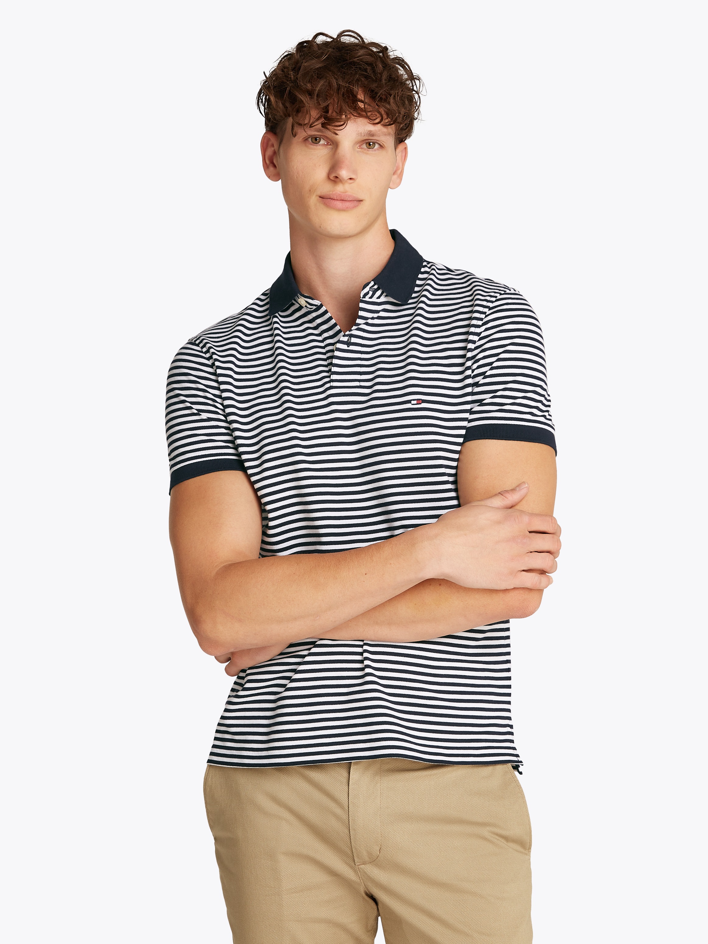 Tommy Hilfiger "1985 REGULAR POLO" fein gestreift günstig online kaufen
