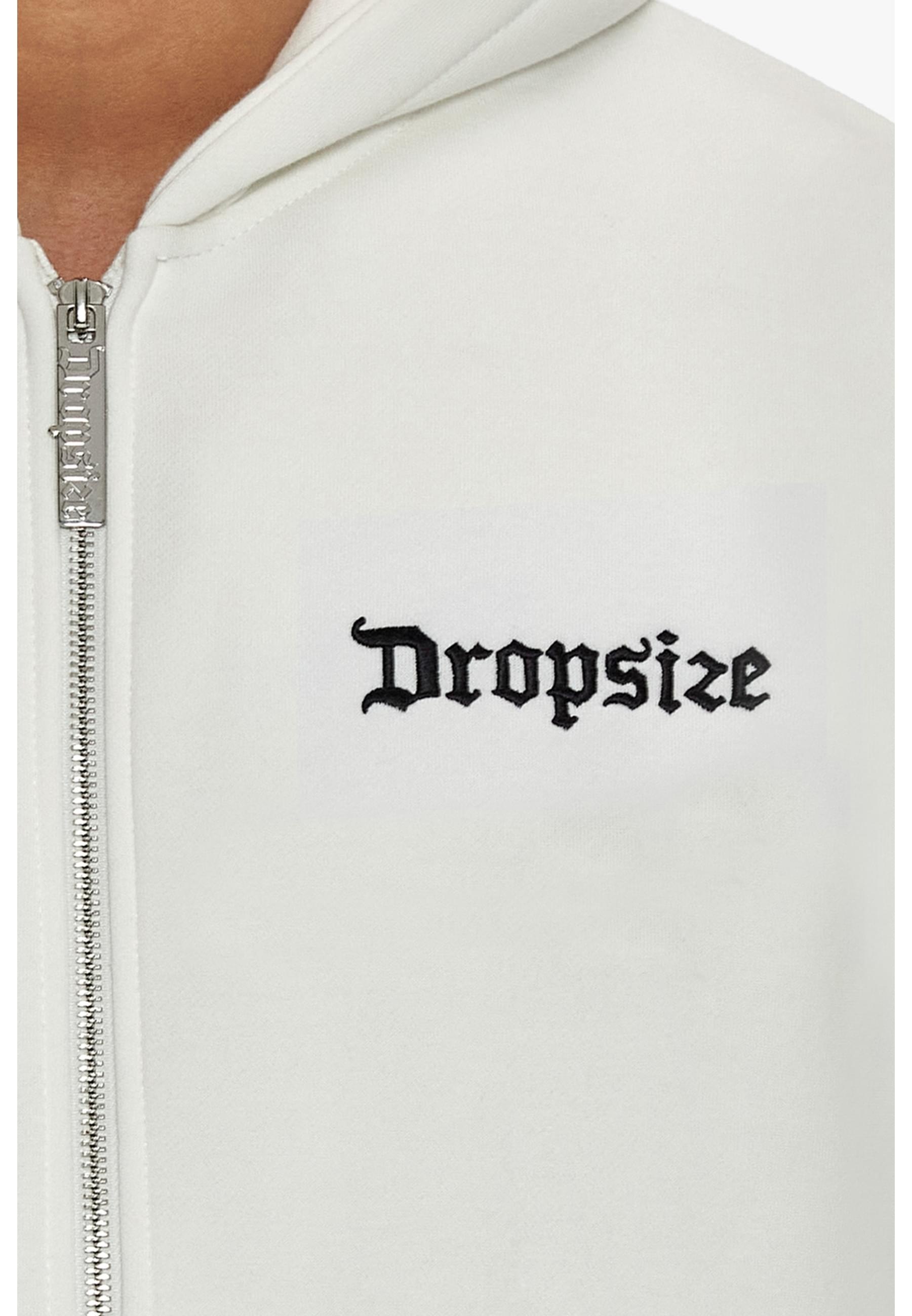 Dropsize Sweatjacke »Dropsize Herren Super Heavy Oversize Blank Zip Hoodie«