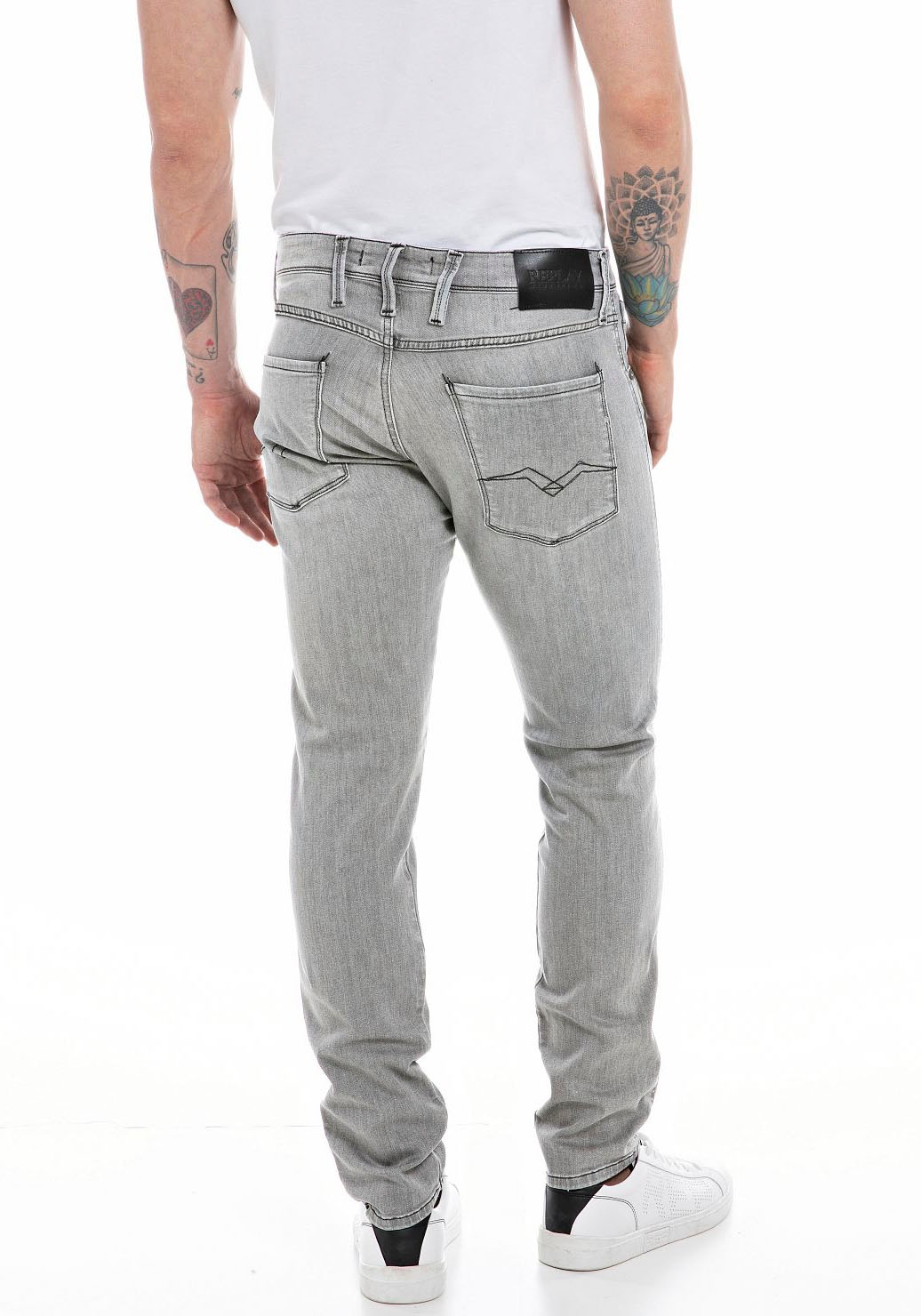 Replay Slim-fit-Jeans "ANBASS HYPERFLEX BIO" günstig online kaufen