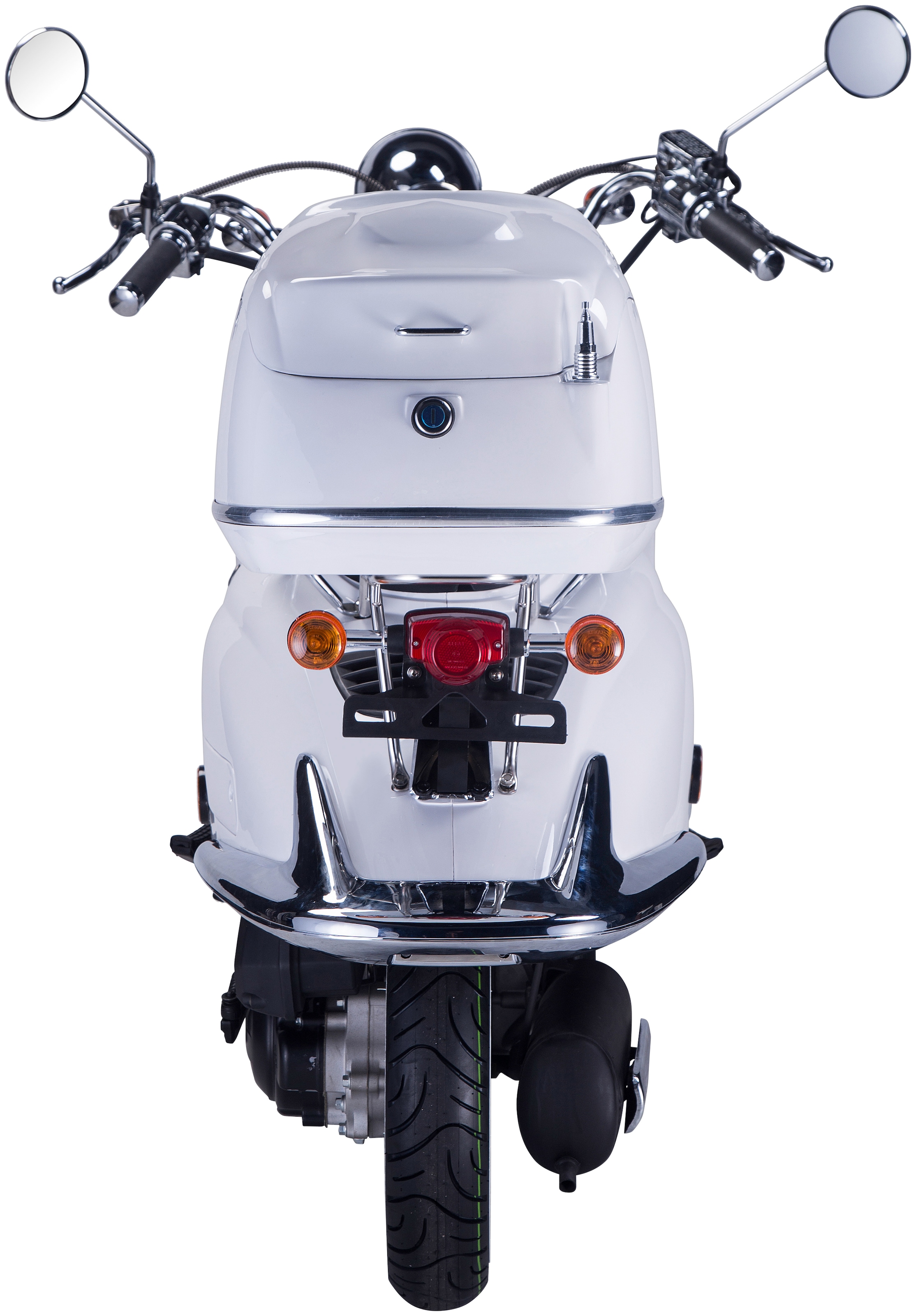 GT UNION Motorroller »Strada«, 50 cm³, 45 km/h, Euro 5, 3 PS, (Set), mit Topcase