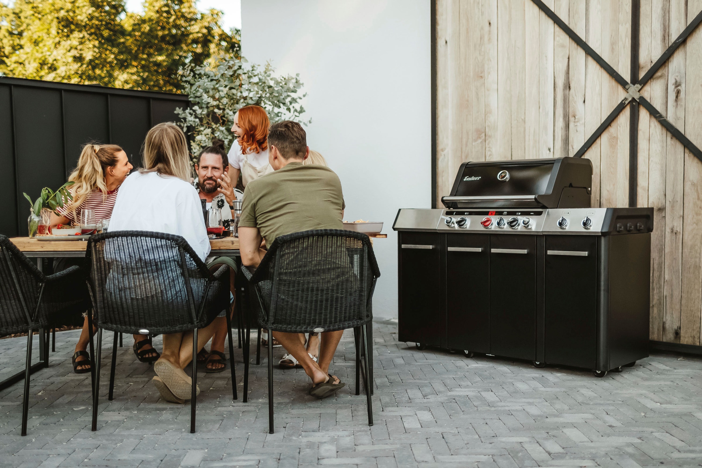 Enders® Gasgrill »UNIQ PRO 3 IK KITCHEN CRUSTER«, BxH: 150,5x120,6 cm