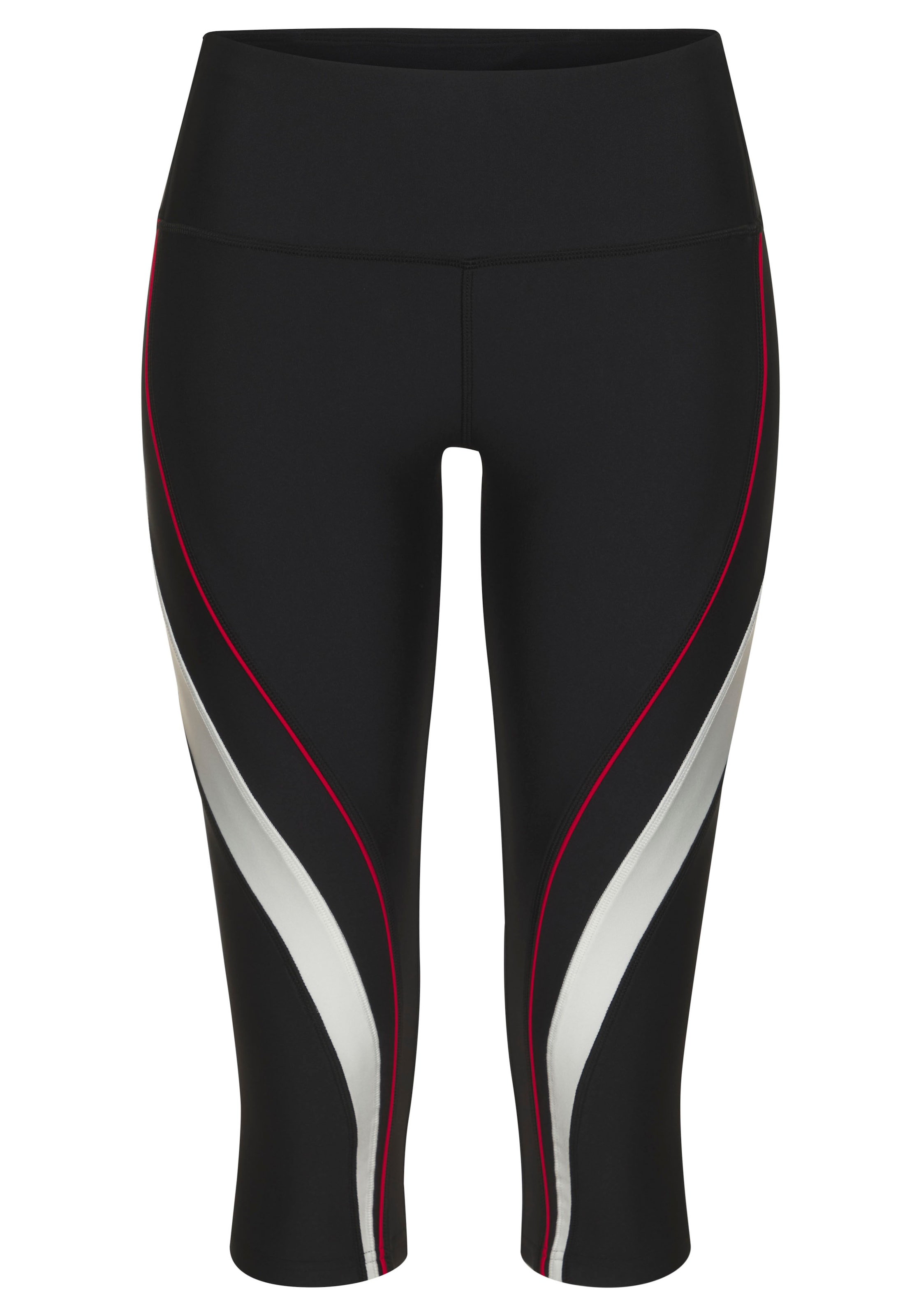 LASCANA ACTIVE Caprihose, mit seitlichem Kontrasteinsatz