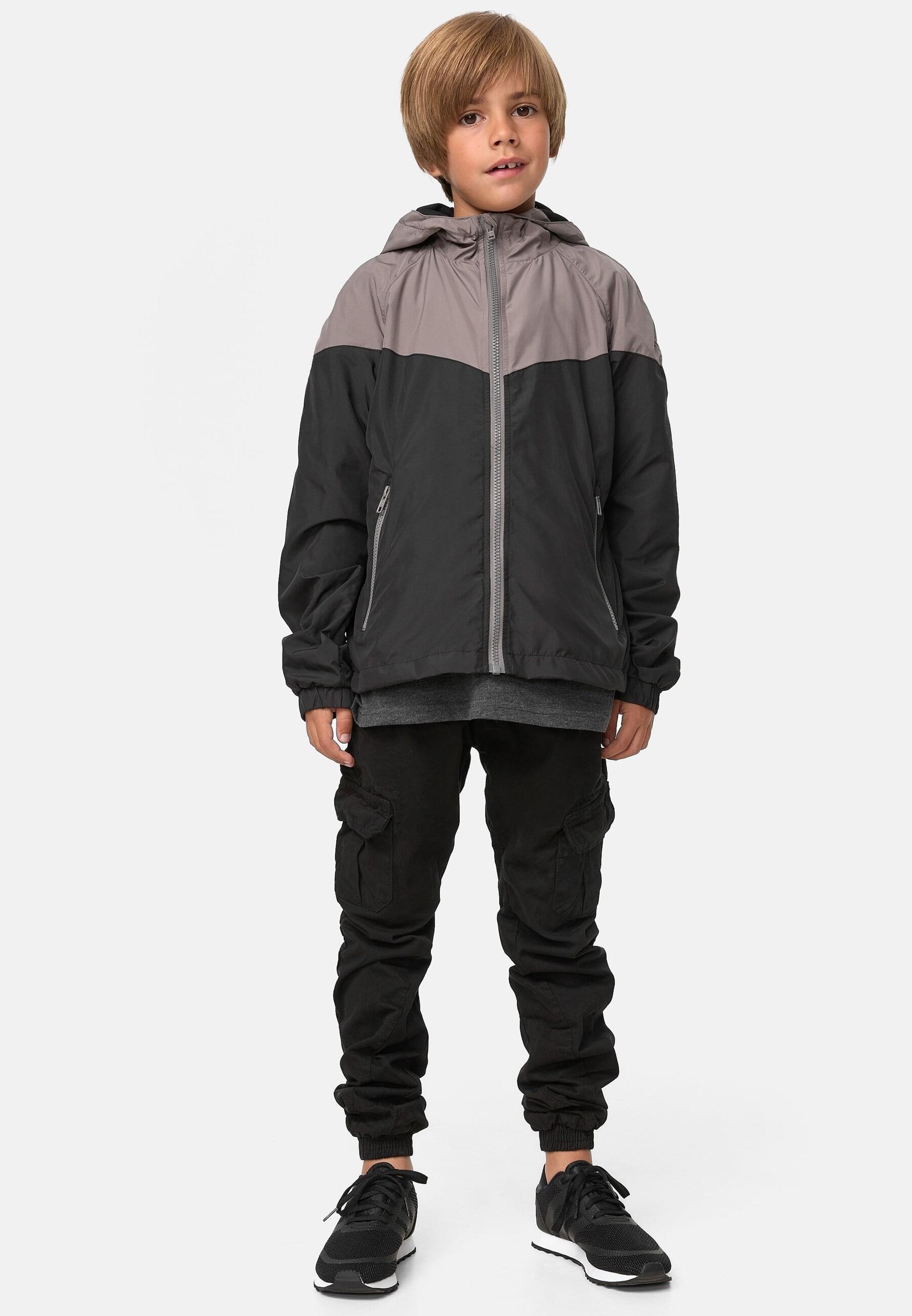 URBAN CLASSICS Allwetterjacke »Urban Classics Herren Boys 2-Tone Tech Windrunner«, (1 St.), mit Kapuze