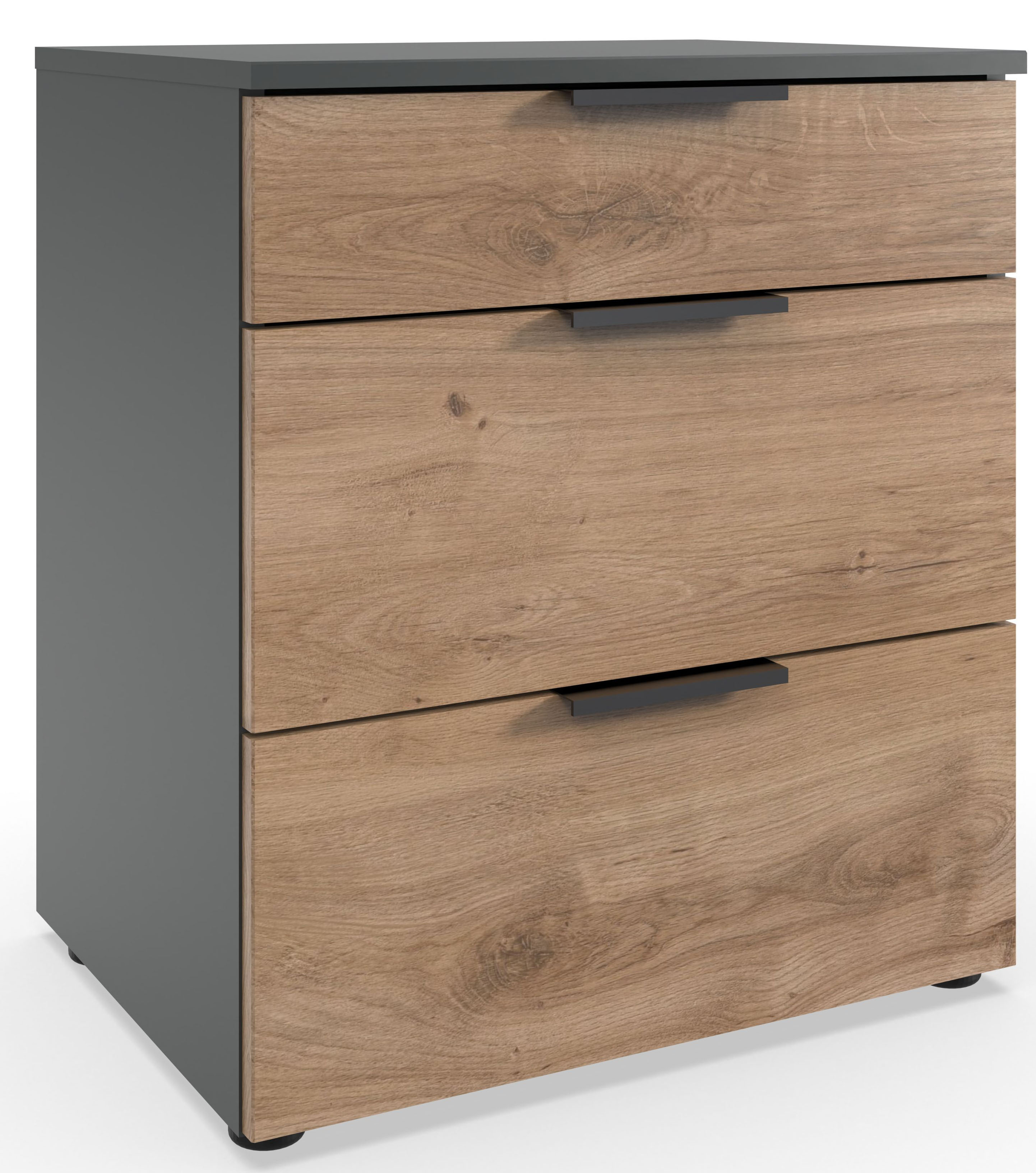 Wimex "Level by fresh to go" 3 Schubladen mit soft-close Funktion, 54cm breit, 61cm hoch