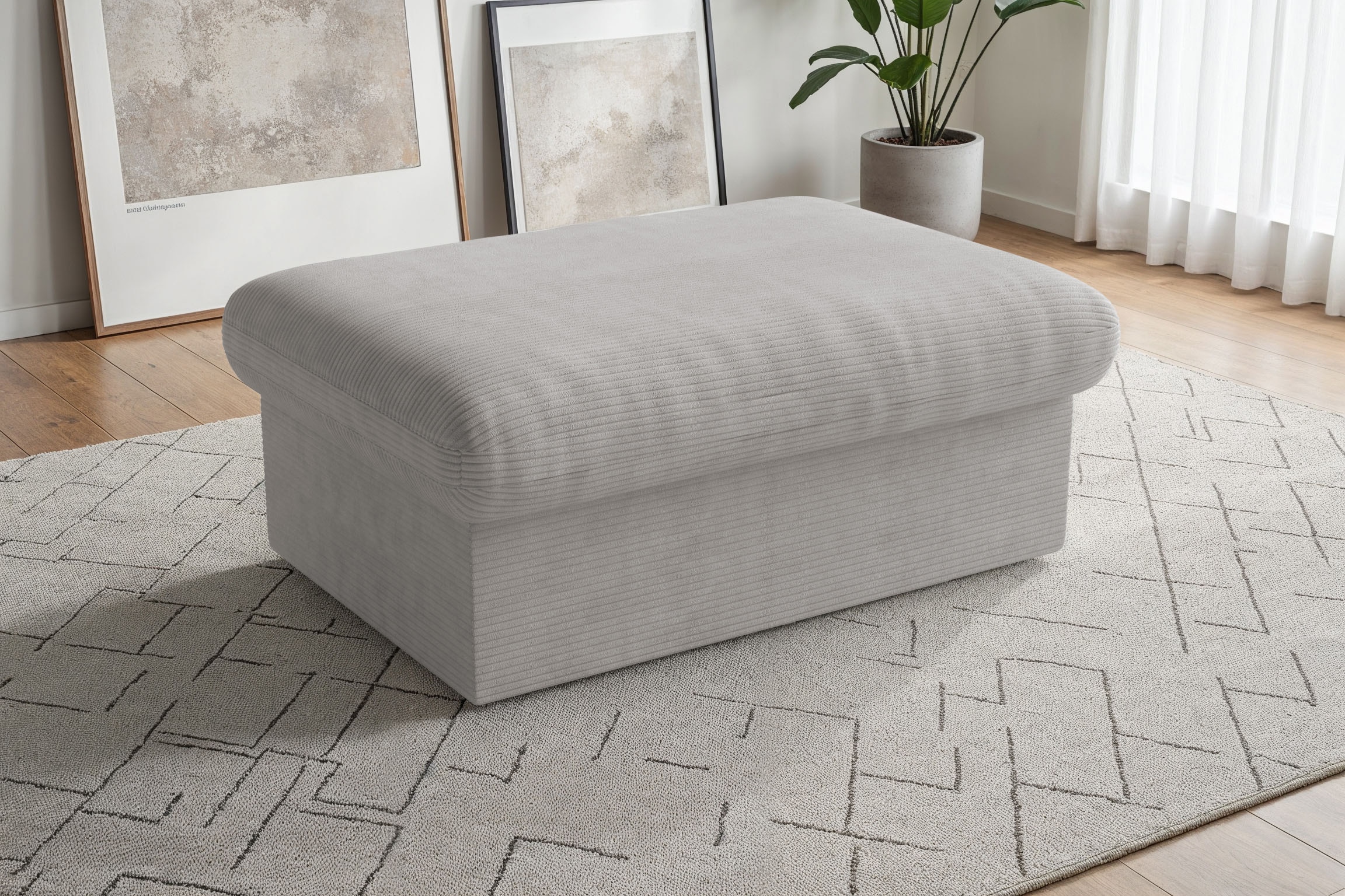 sit&more Polsterhocker "Moreno, B: 90 cm" mit Stauraum, individuell kombini günstig online kaufen