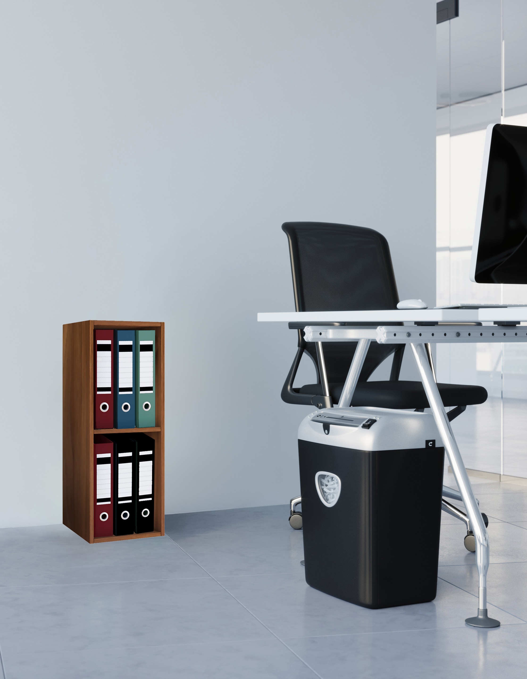 VCM Bücherregal »Holz Büro Regal Bücher Ordner Aktenregal Offas 2f« 1 Stk. tlg.