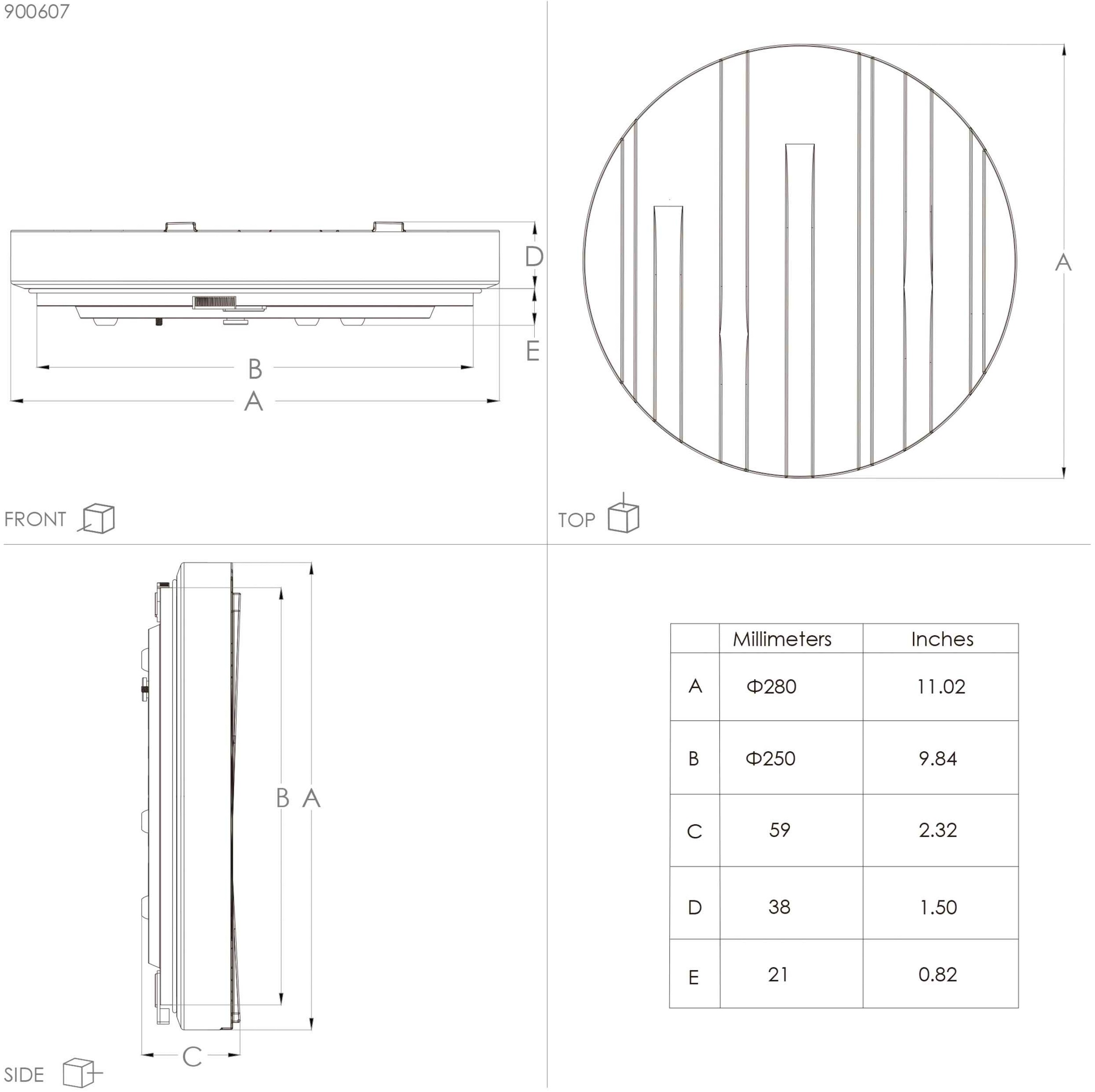 EGLO Deckenleuchte »FERENTINO«, Leuchtmittel LED-Modul | LED fest integriert, Deckenlampe mit Dekor, Lampe Decke, weiß, Deckenbeleuchtung, Ø 28 cm