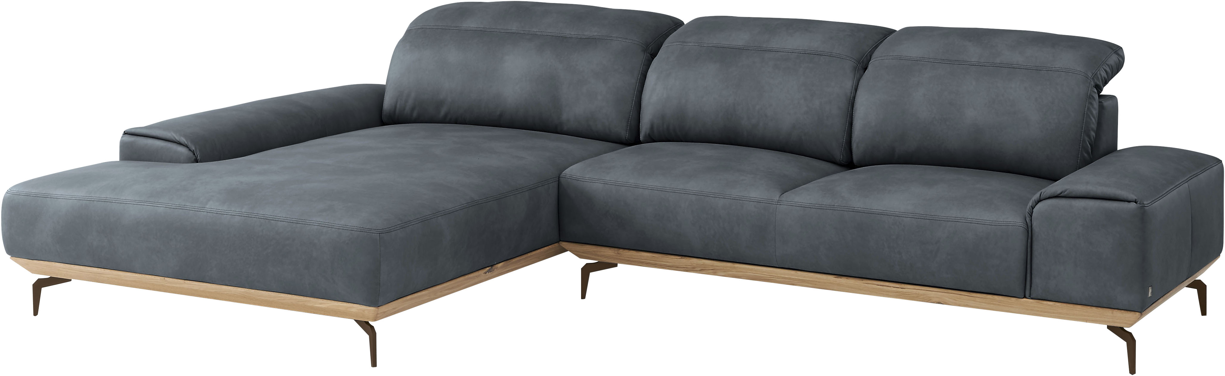 Thumbnail - Musterring Wohnlandschaft "MR 2490" Bronze-Fuß Sitzhöhe 46cm, wahlweise mit Funktionen, Maße 342 x 207 cm