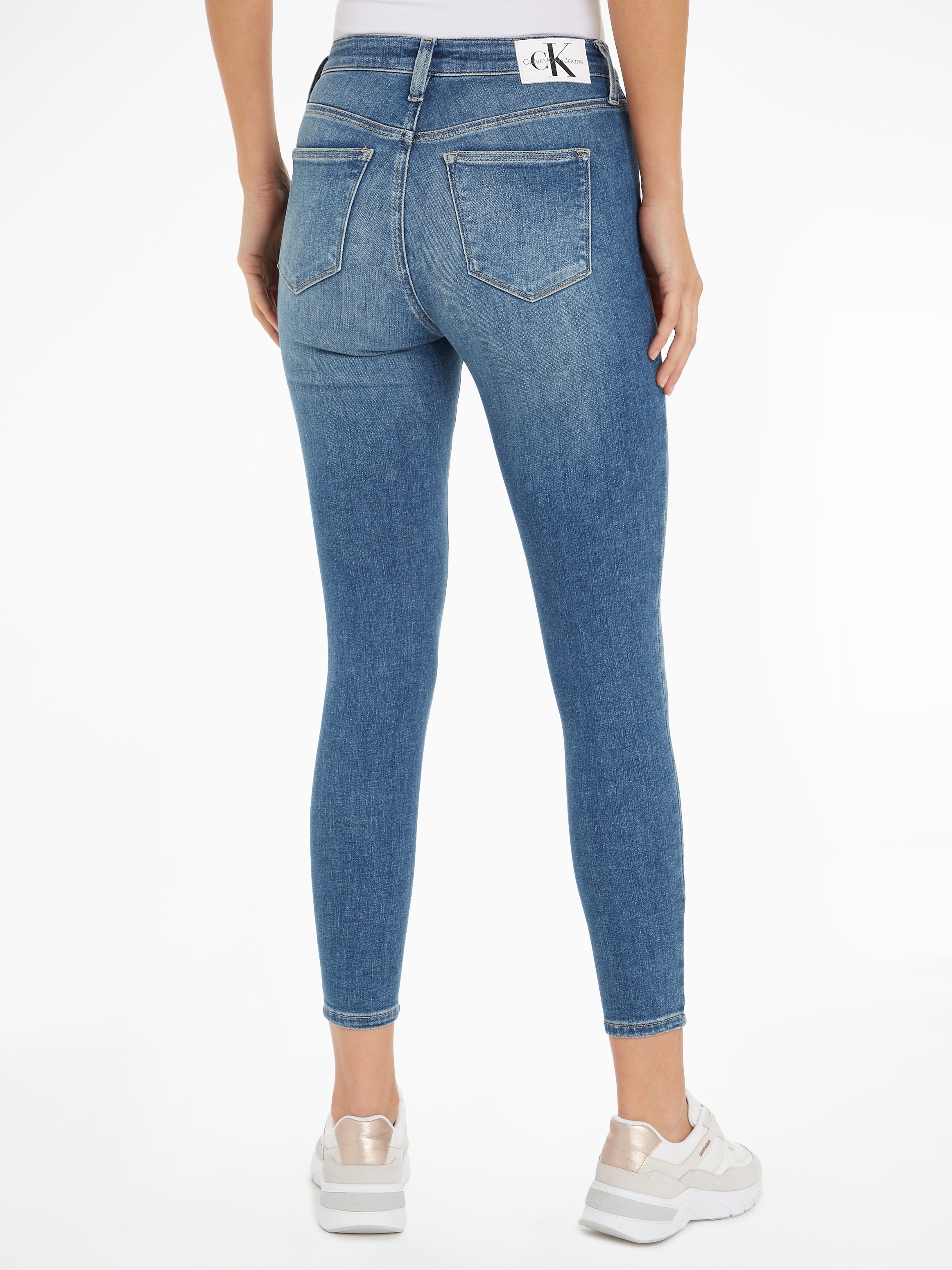 Calvin Klein Jeans Skinny-fit-Jeans »HIGH RISE SUPER SKINNY ANKLE«, im 5-Pocket-Style