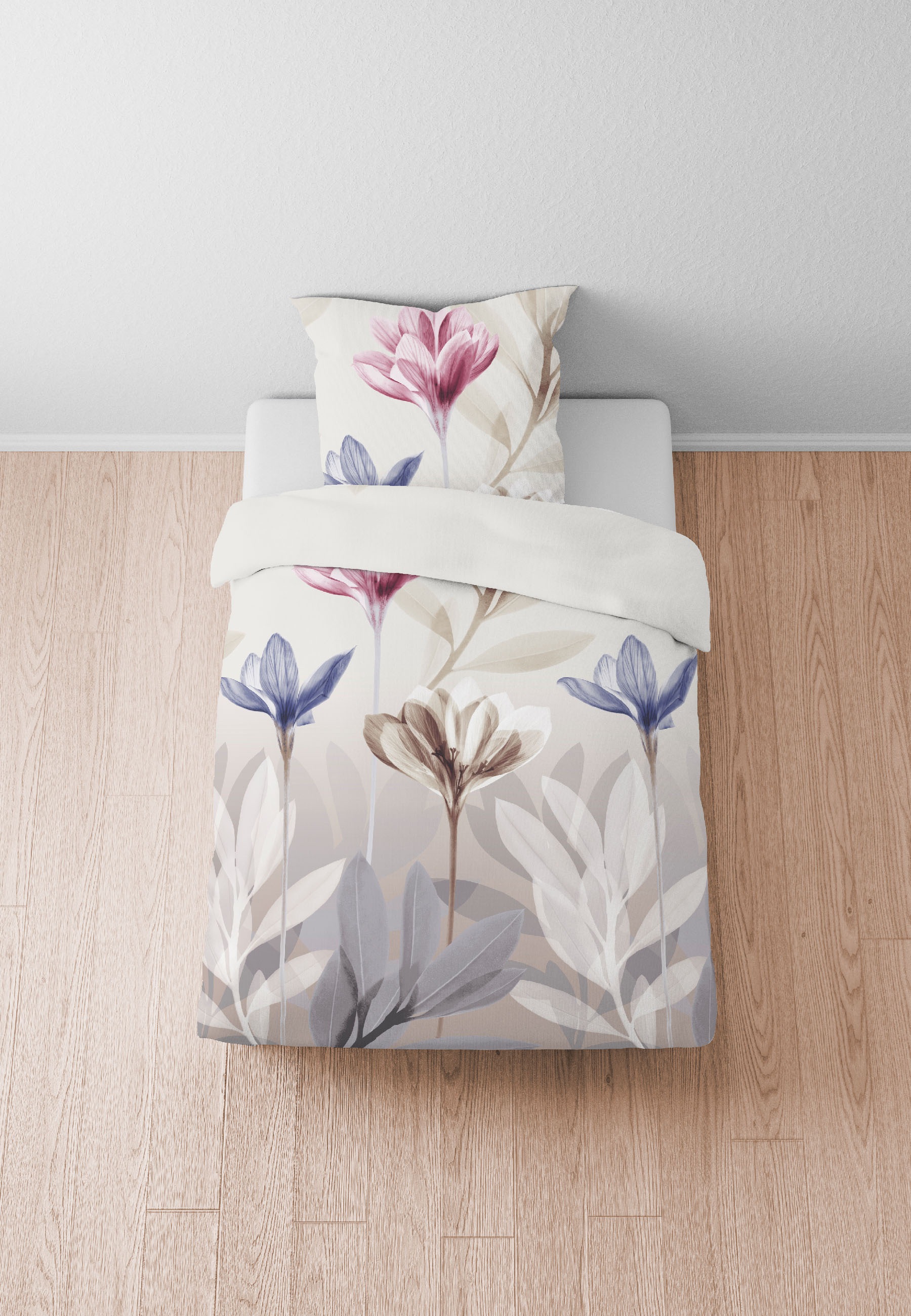 Biberna Bettwäsche "0025008" 2 Stk. absolut bügelfrei, 100% Baumwolle, mit günstig online kaufen