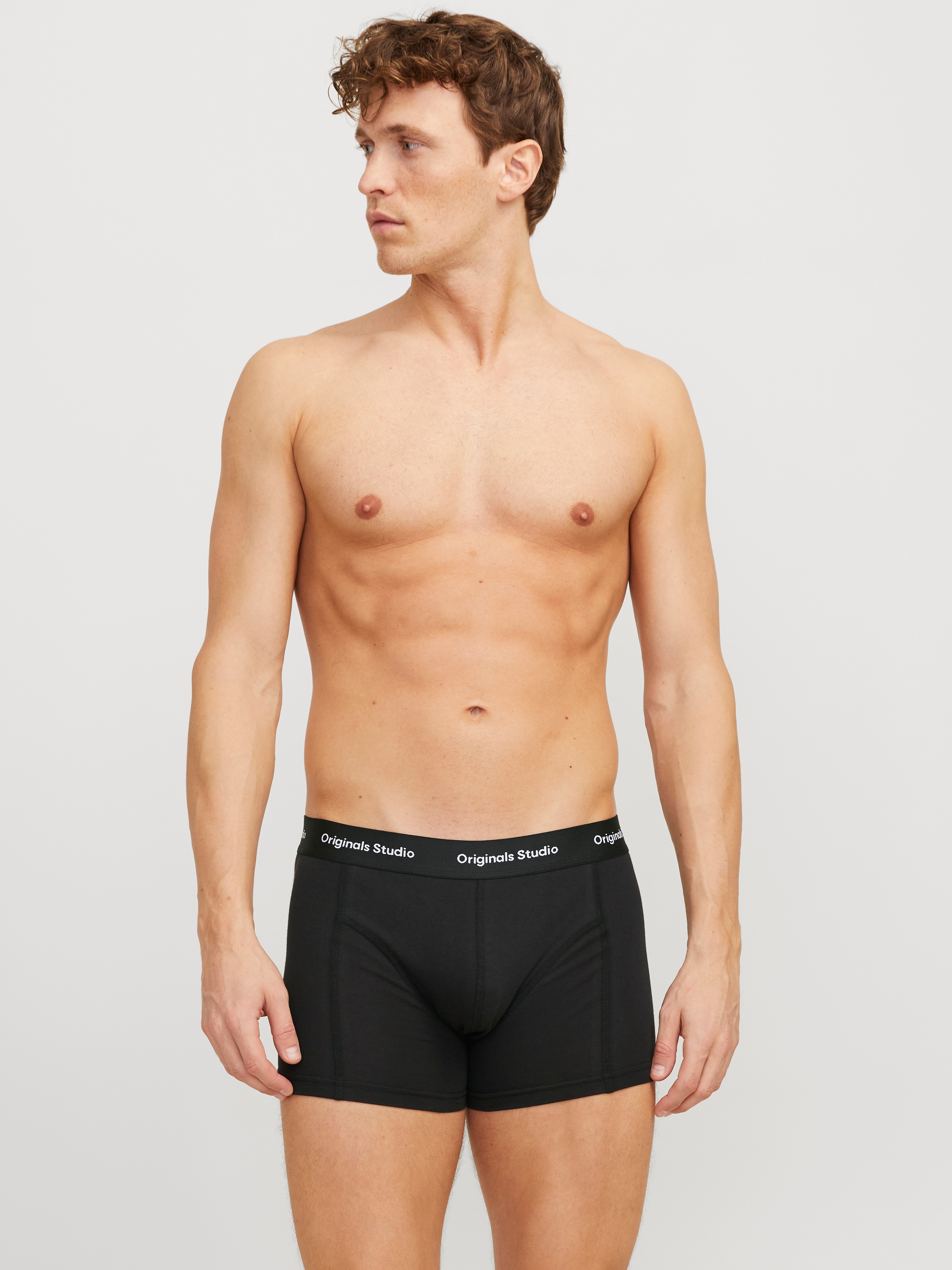 Jack & Jones Trunk »JACVESTERBRO SOLID TRUNKS 3 PACK NOOS«, (Packung, 3 St.)