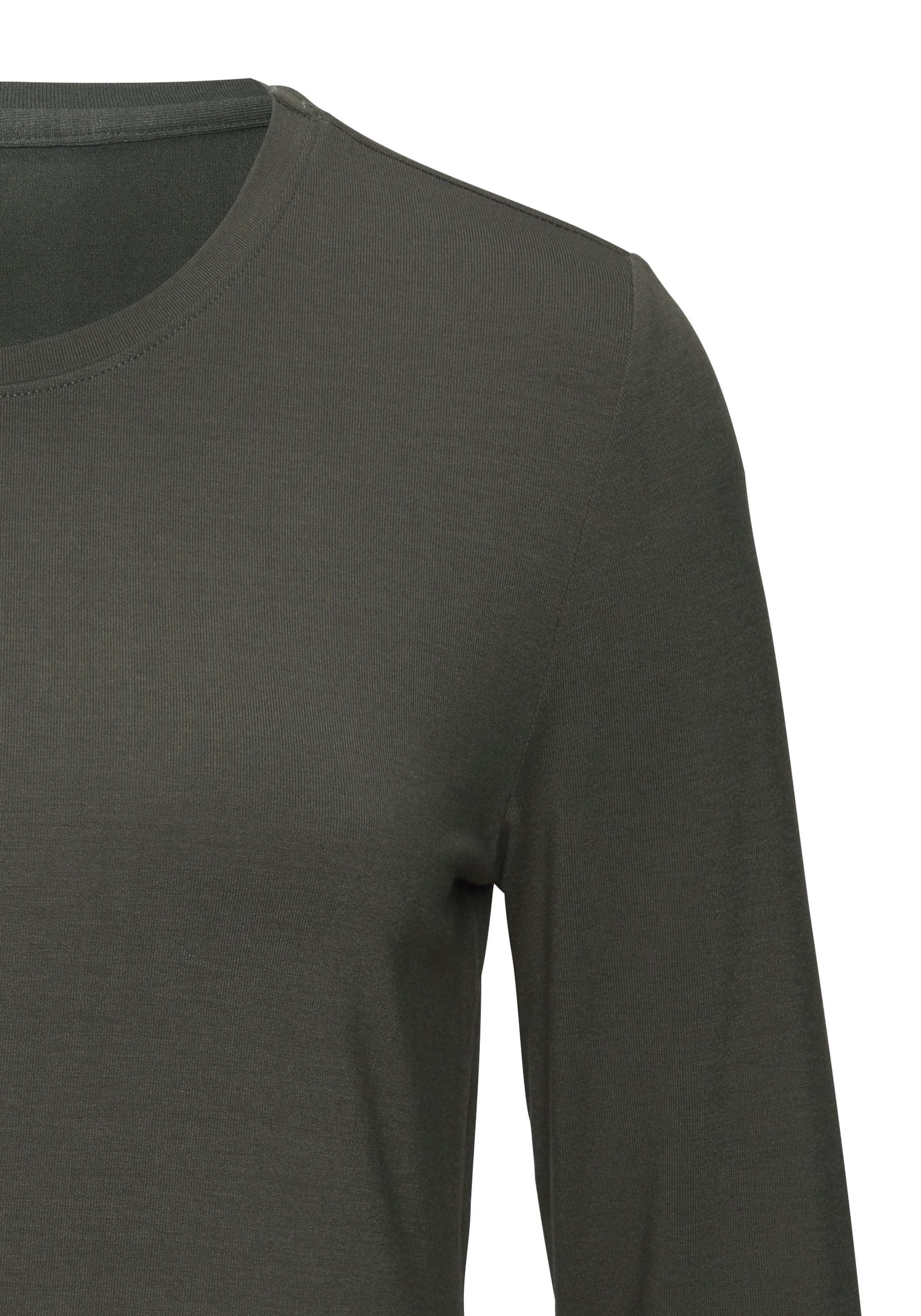 LASCANA Stehkragenshirt »aus weichem Viskose-Stretch«, (2er-Pack)