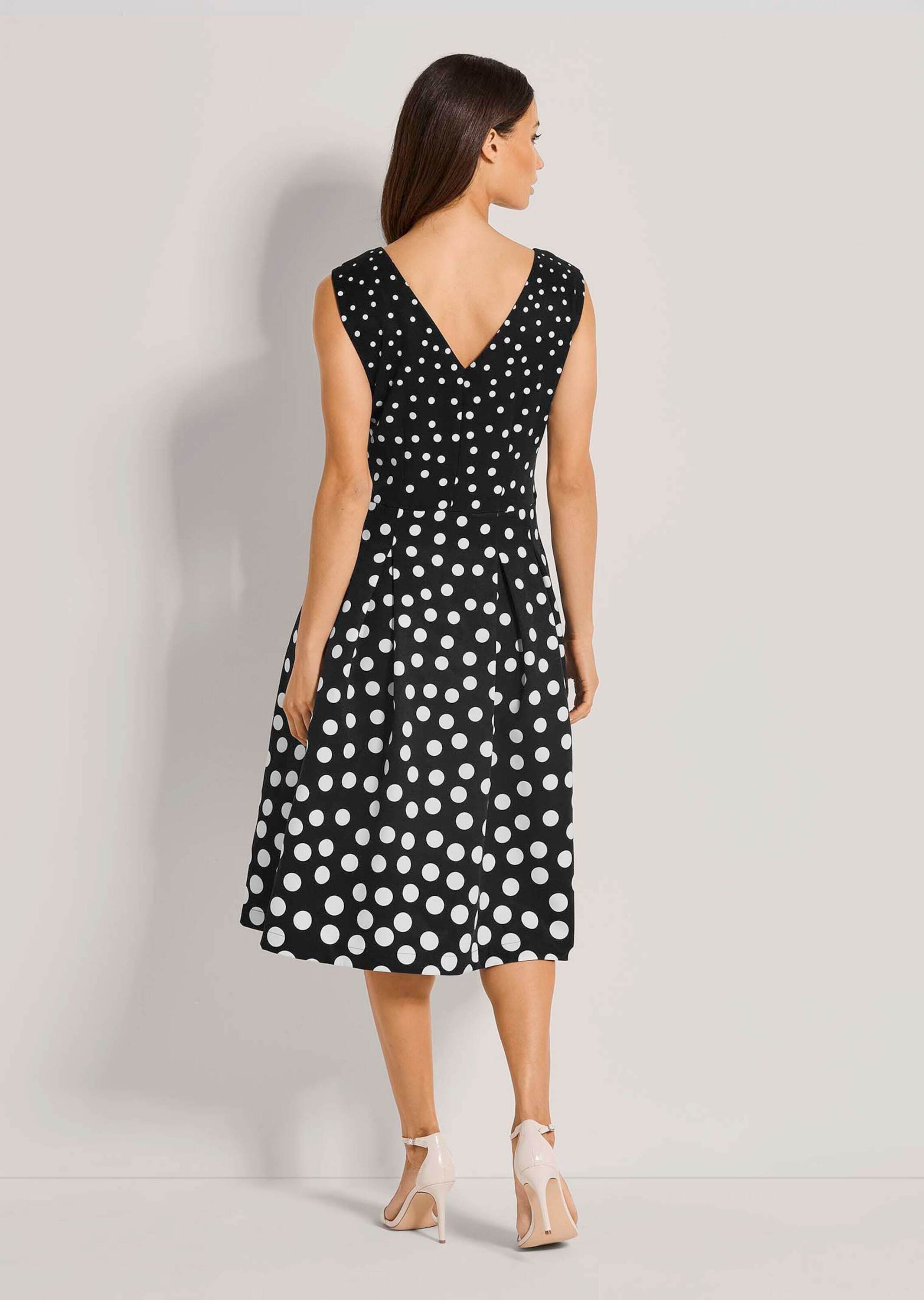 Thumbnail - MADELEINE Sommerkleid "Kleid Kurzarm Tupfenkleid in Midilänge"