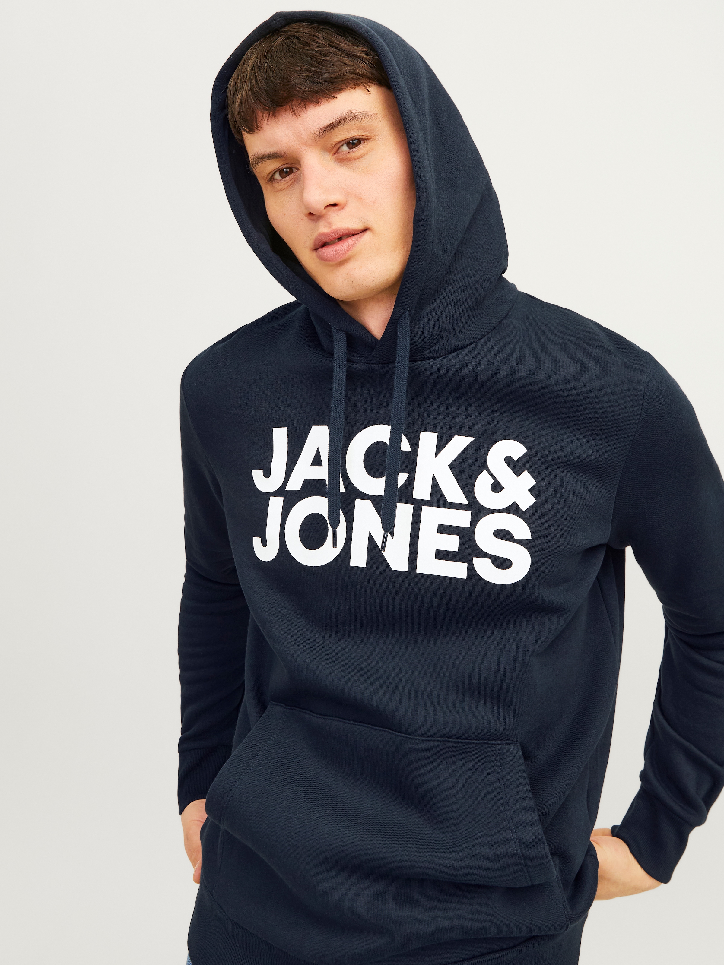 Jack & Jones Kapuzensweatshirt »JJECORP LOGO SWEAT HOOD 2PK MP NOOS«, 2 Stk.
