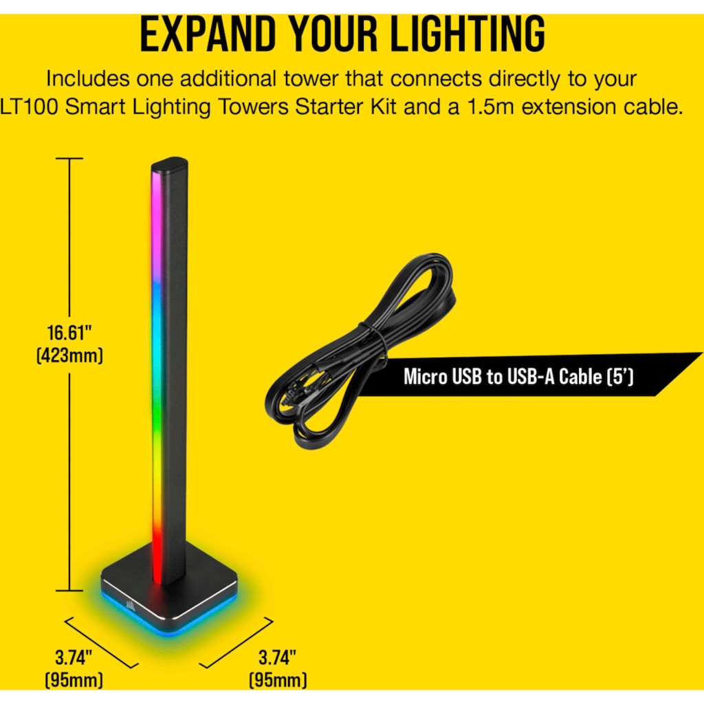 Corsair Kopfhörerständer »iCUE LT100«