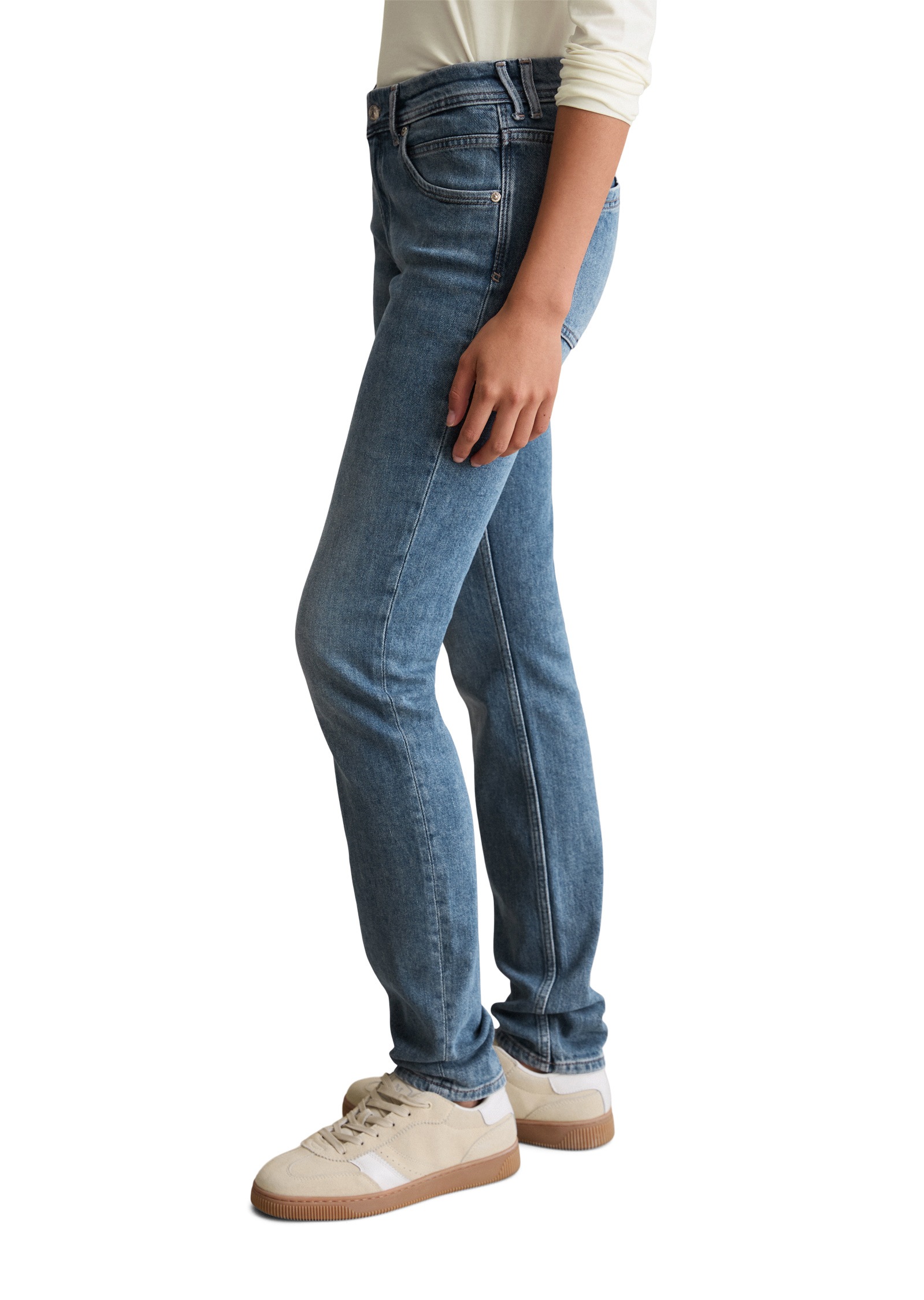 Marc OPolo DENIM Slim-fit-Jeans "aus Organic Cotton-Lyocell-Mix" günstig online kaufen