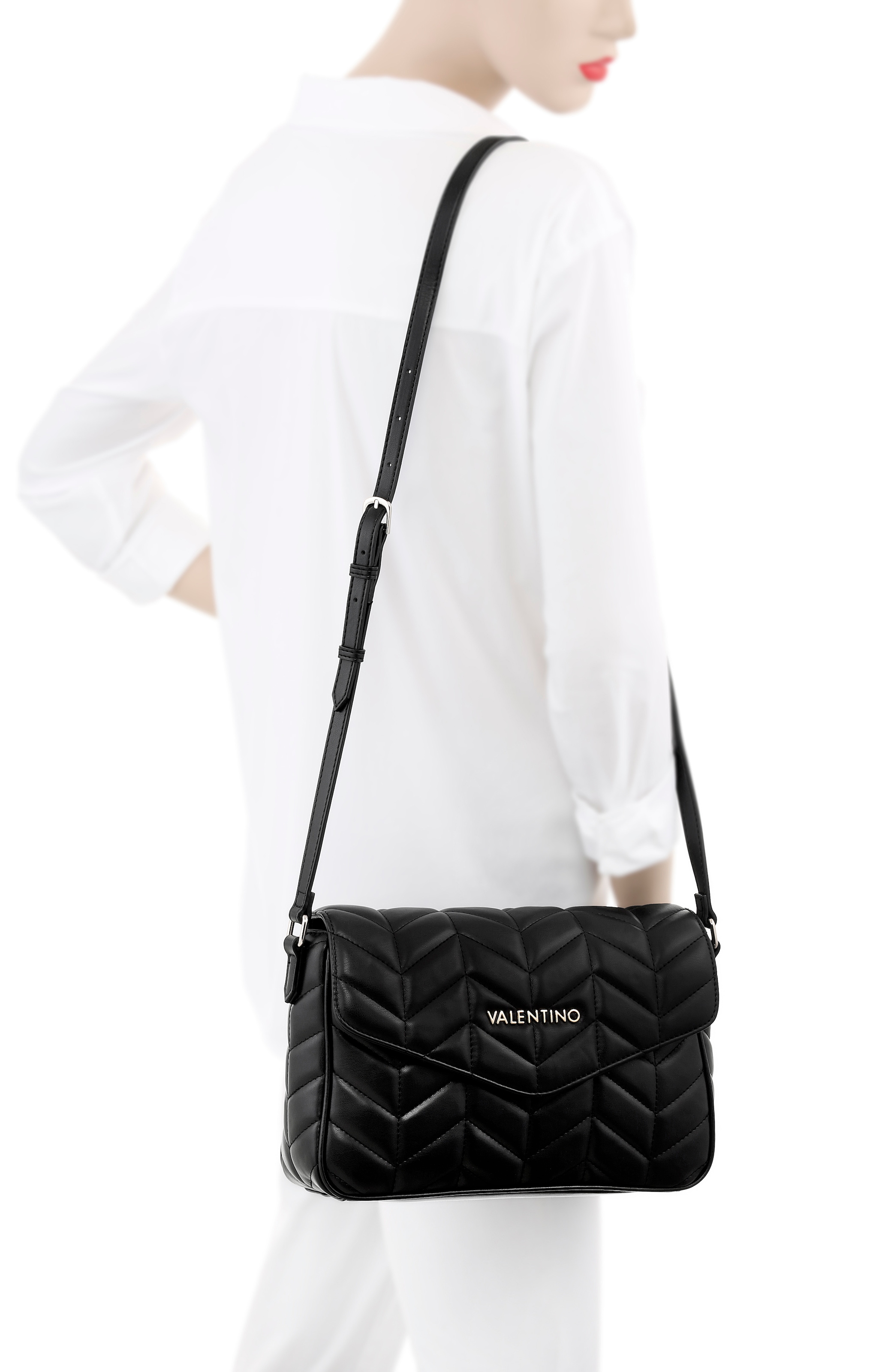 VALENTINO BAGS Umhängetasche »FLAP BAG PETAL RE«, Schultertasche Handtasche Damen Tasche Damen