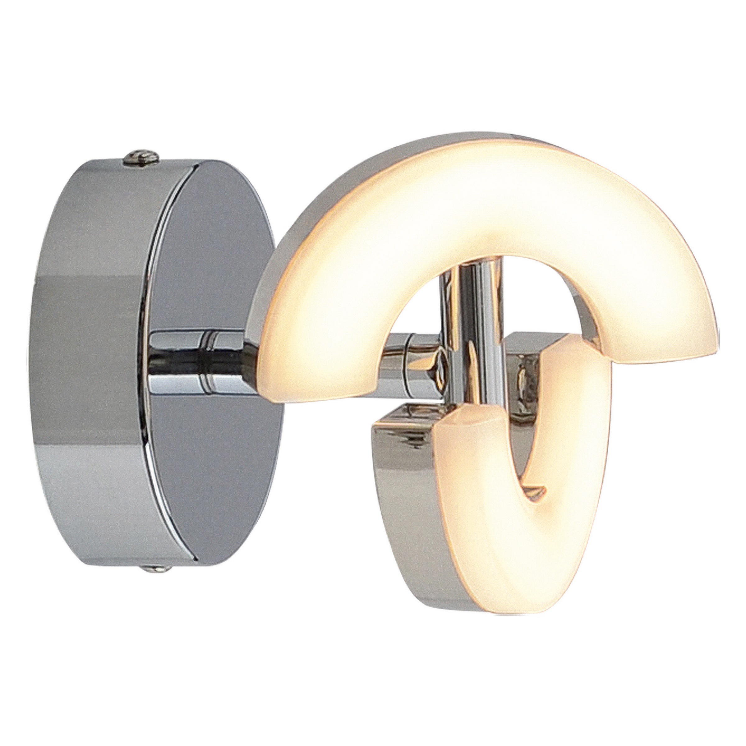näve LED Deckenspot »Affi« LED-Modul 1 Stk. Warmweiß 1er Spot Wand und Decke, verstellbar, L: 9cm, chromfarben, warmweiß