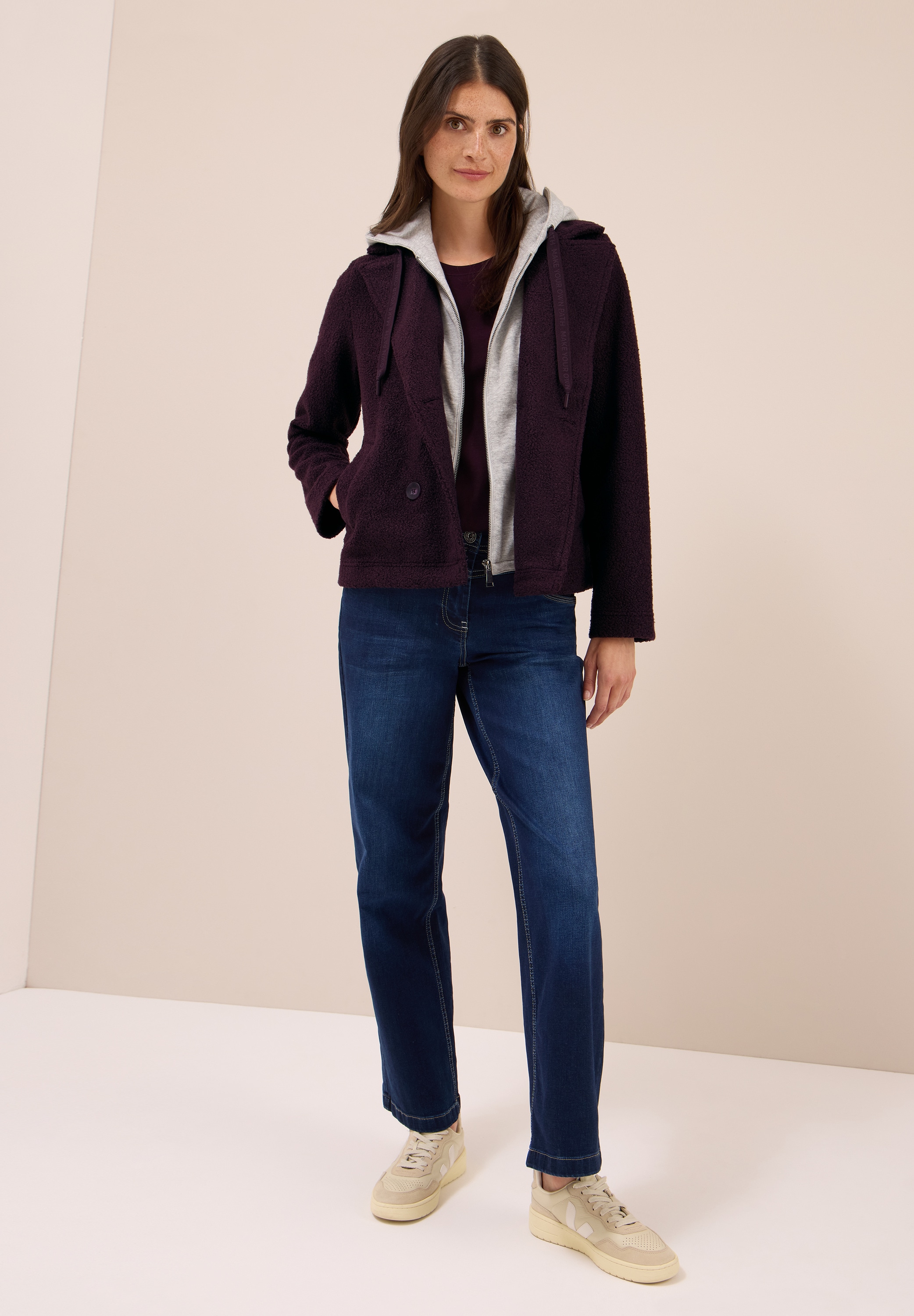 Cecil Outdoorjacke, mit Kapuze, mit abnehmbarer Kapuze