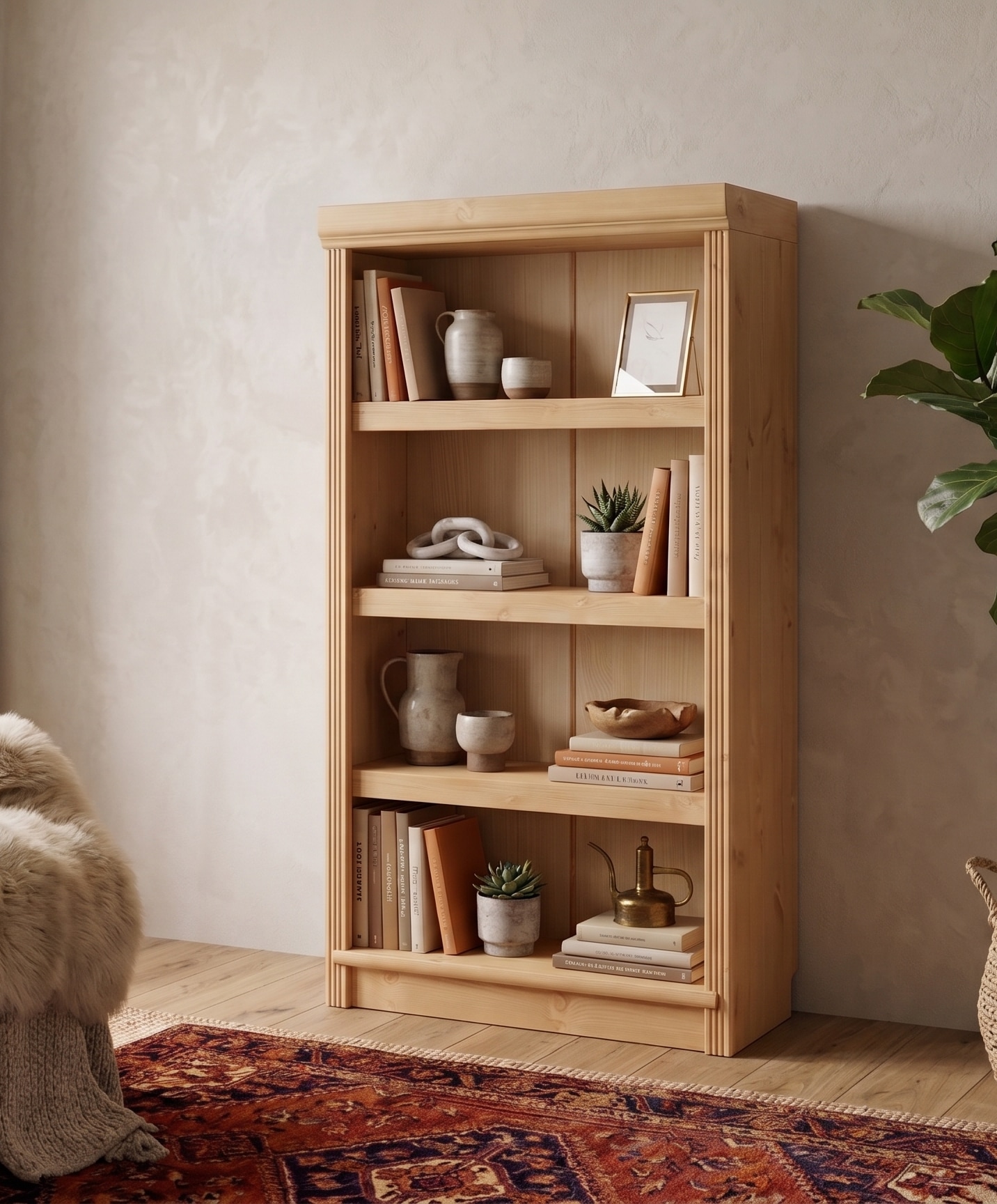 OTTO home Bücherregal "Soeren" aus massiver Kiefer, Tiefe 29 cm, FSC-zertifiziert