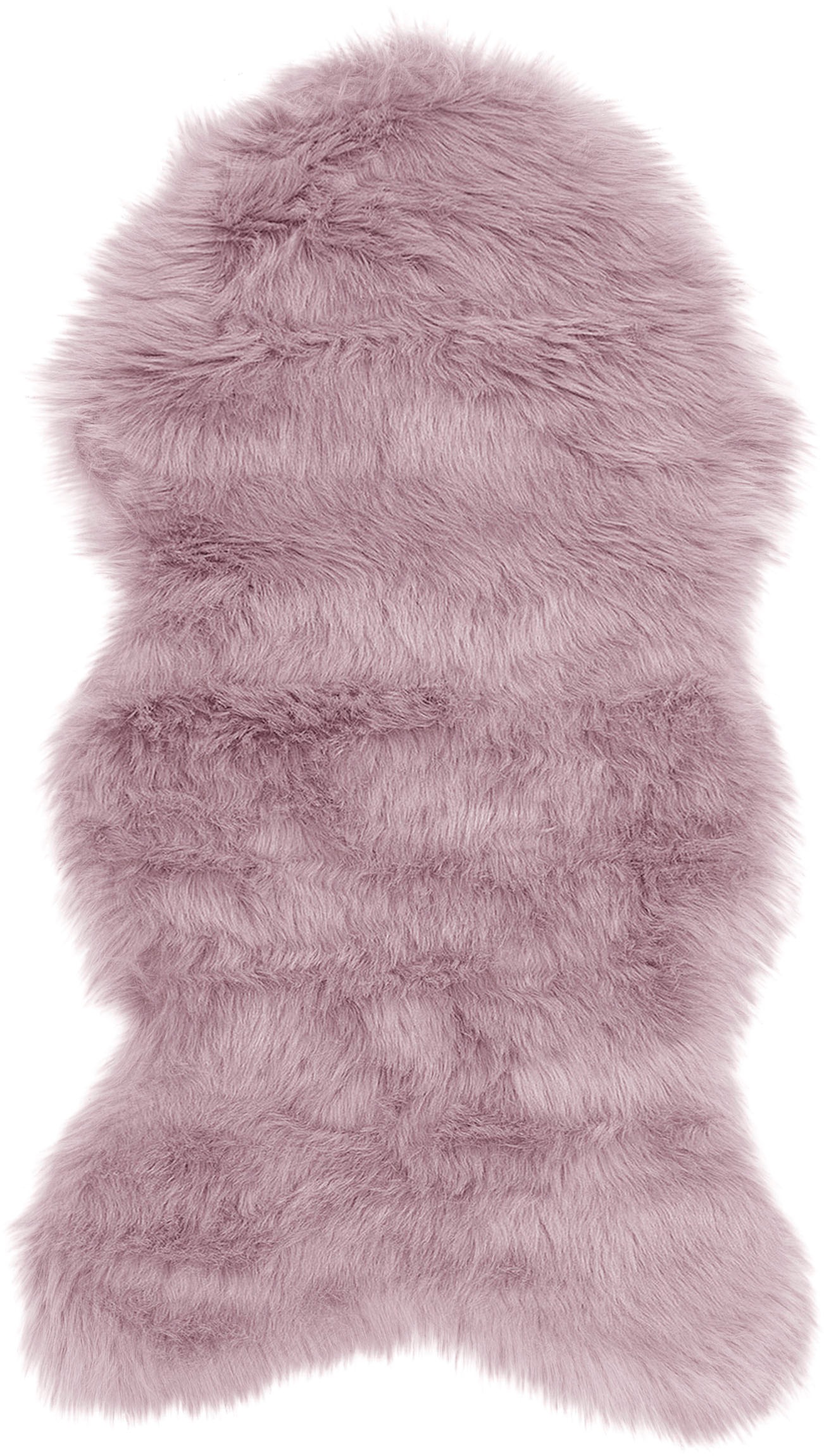 my home Hochflor-Teppich "Valeria Fellteppich kuschelig" fellförmig 60 mm H günstig online kaufen