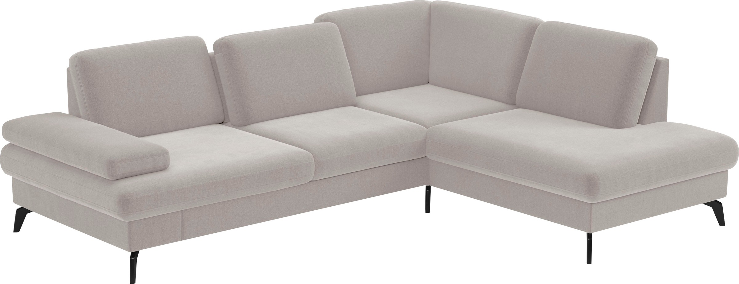 sit&more Ecksofa »Morris L-Form, inkl. Sitztiefenverstellung«, wahlweise mit Armteilverstellung, Bettfunktion & Bettkasten