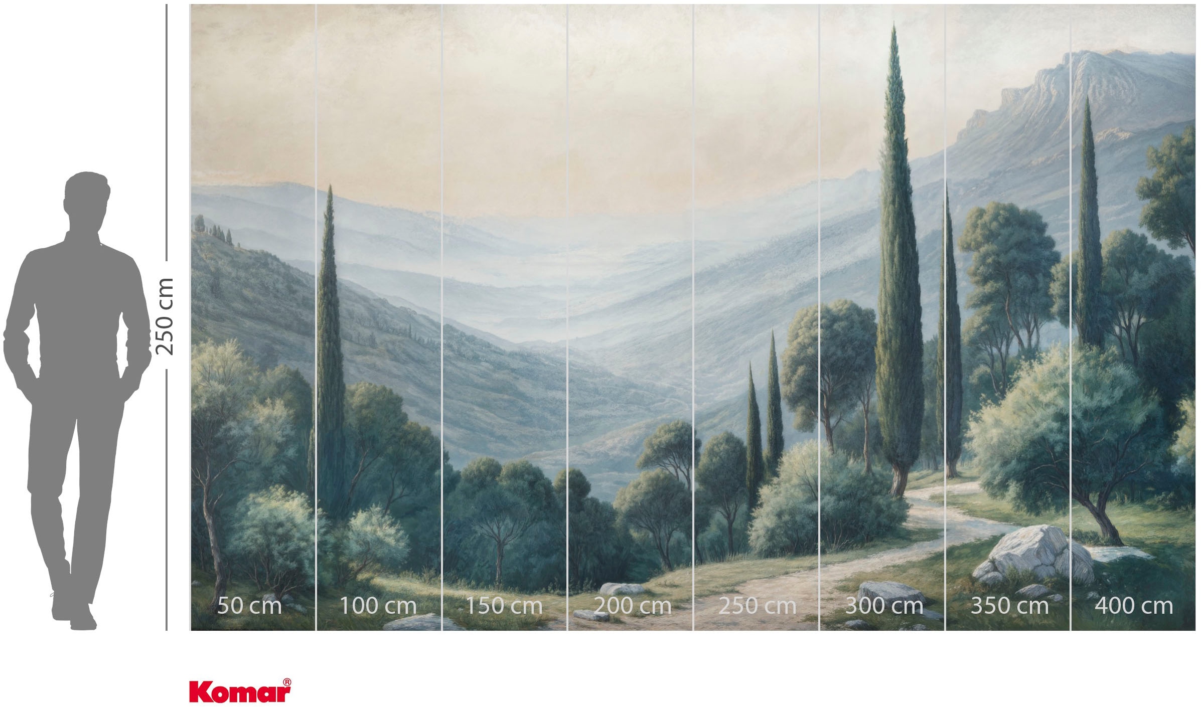 Komar Fototapete »Vlies Fototapete - Elysium - Größe 400 x 250 cm« Motiv | bedruckt glatt