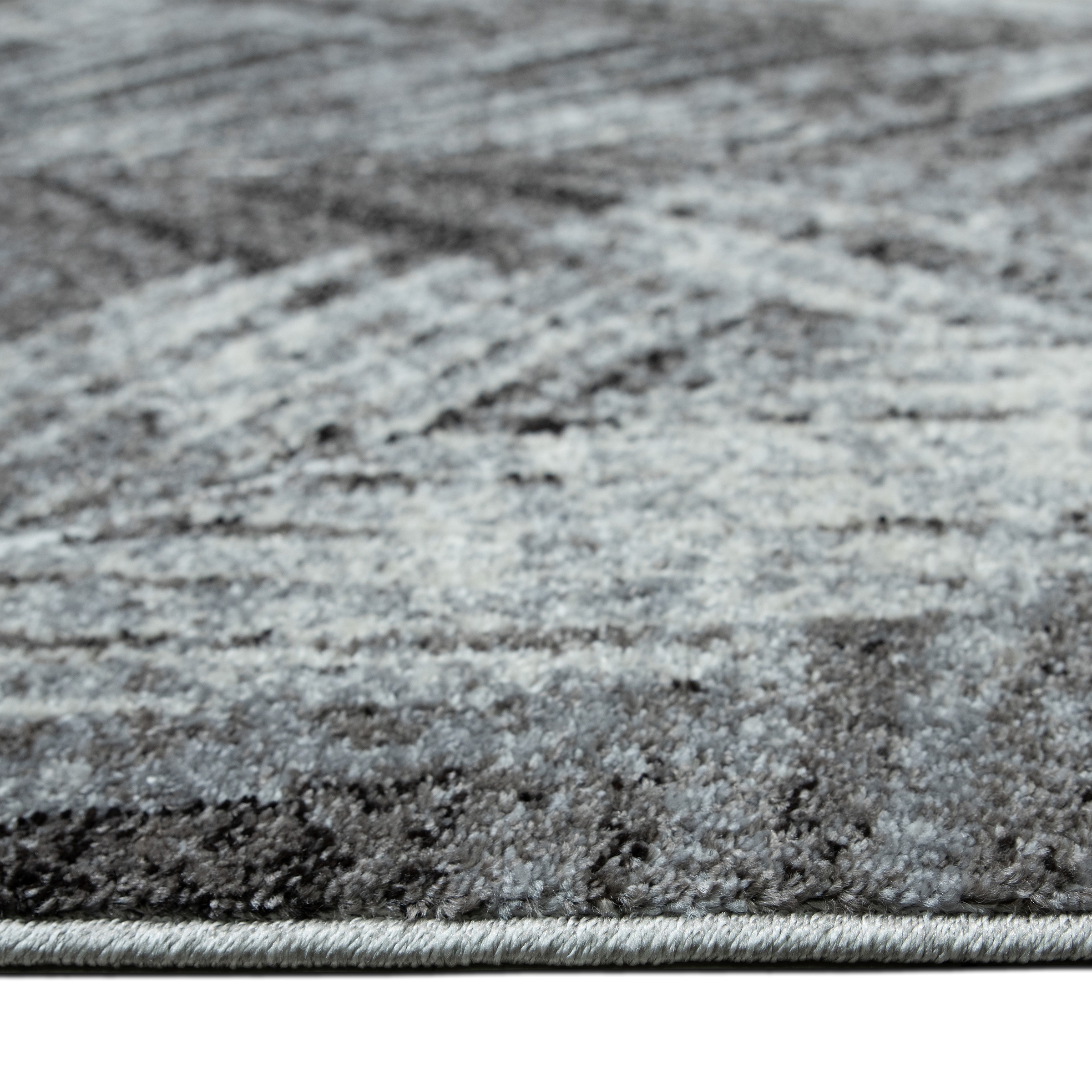 my home Teppich »Kiliv, Modernes Blatt Design«, rechteckig, 9 mm Höhe, mit besonders weichem Flor, Kurzflor