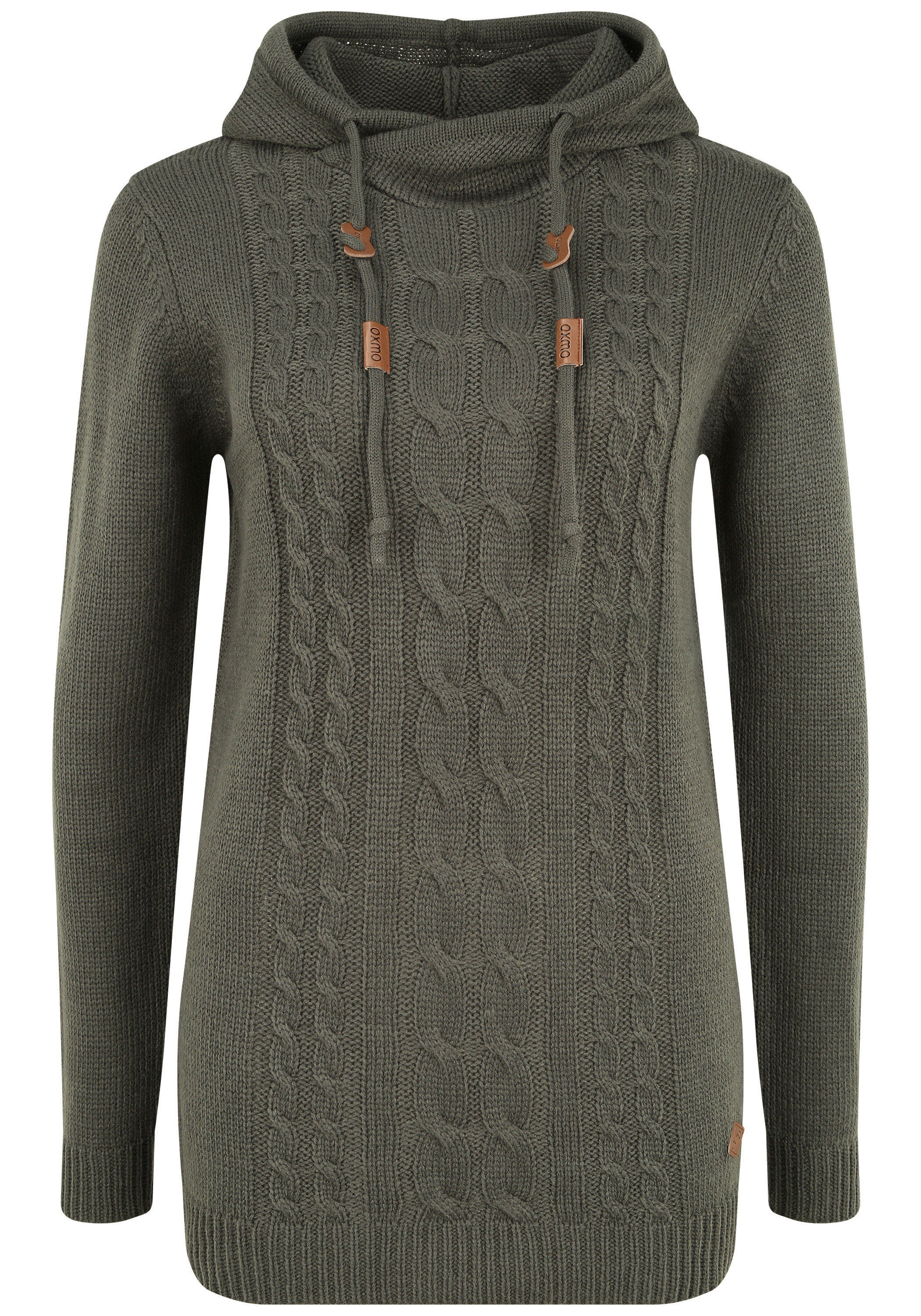 OXMO Strickfleece-Pullover "Strickpullover OXCable"