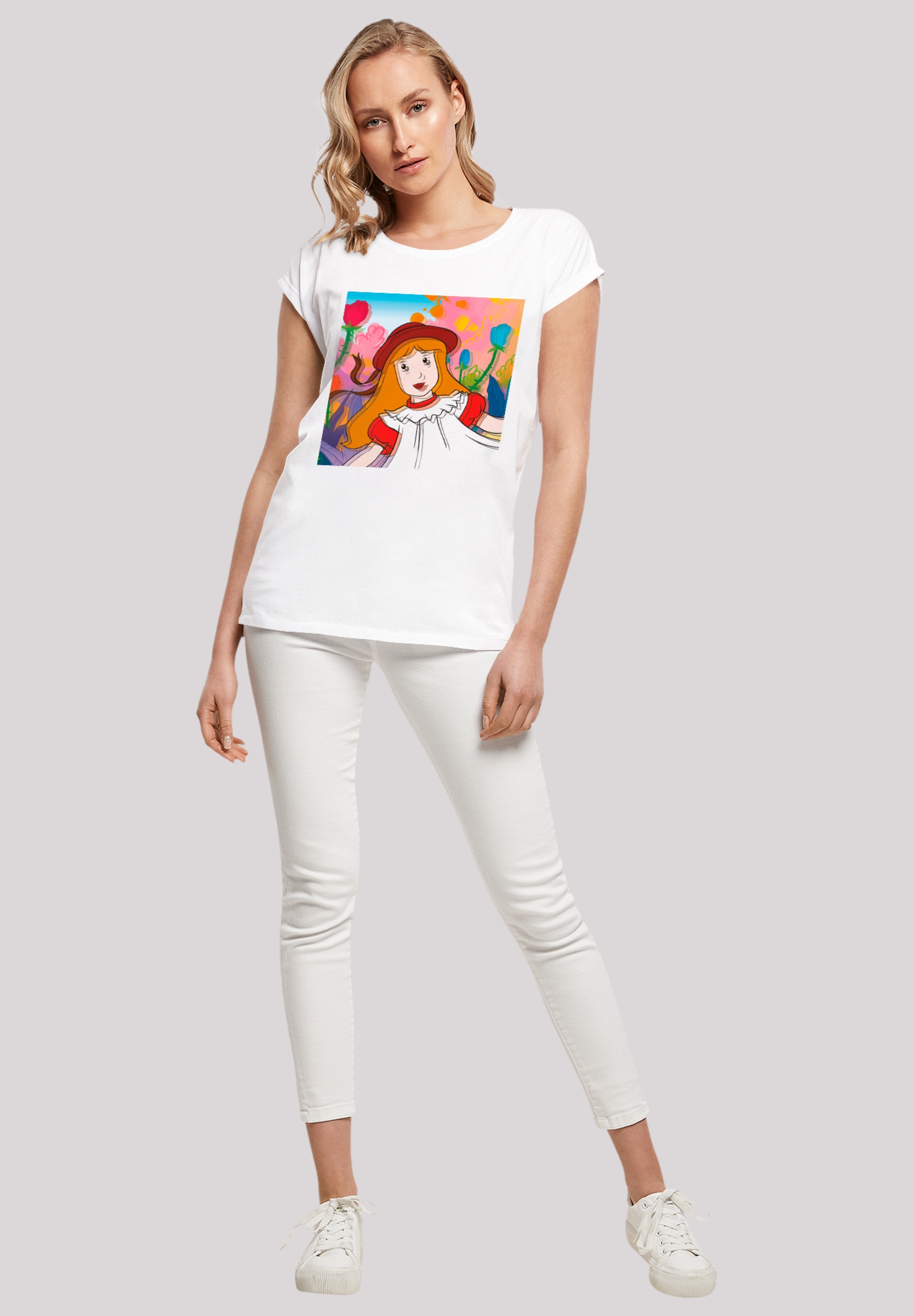F4NT4STIC T-Shirt »Alice im Wunderland Double Alice«, Retro, Heroes of Childhood, TV Serie