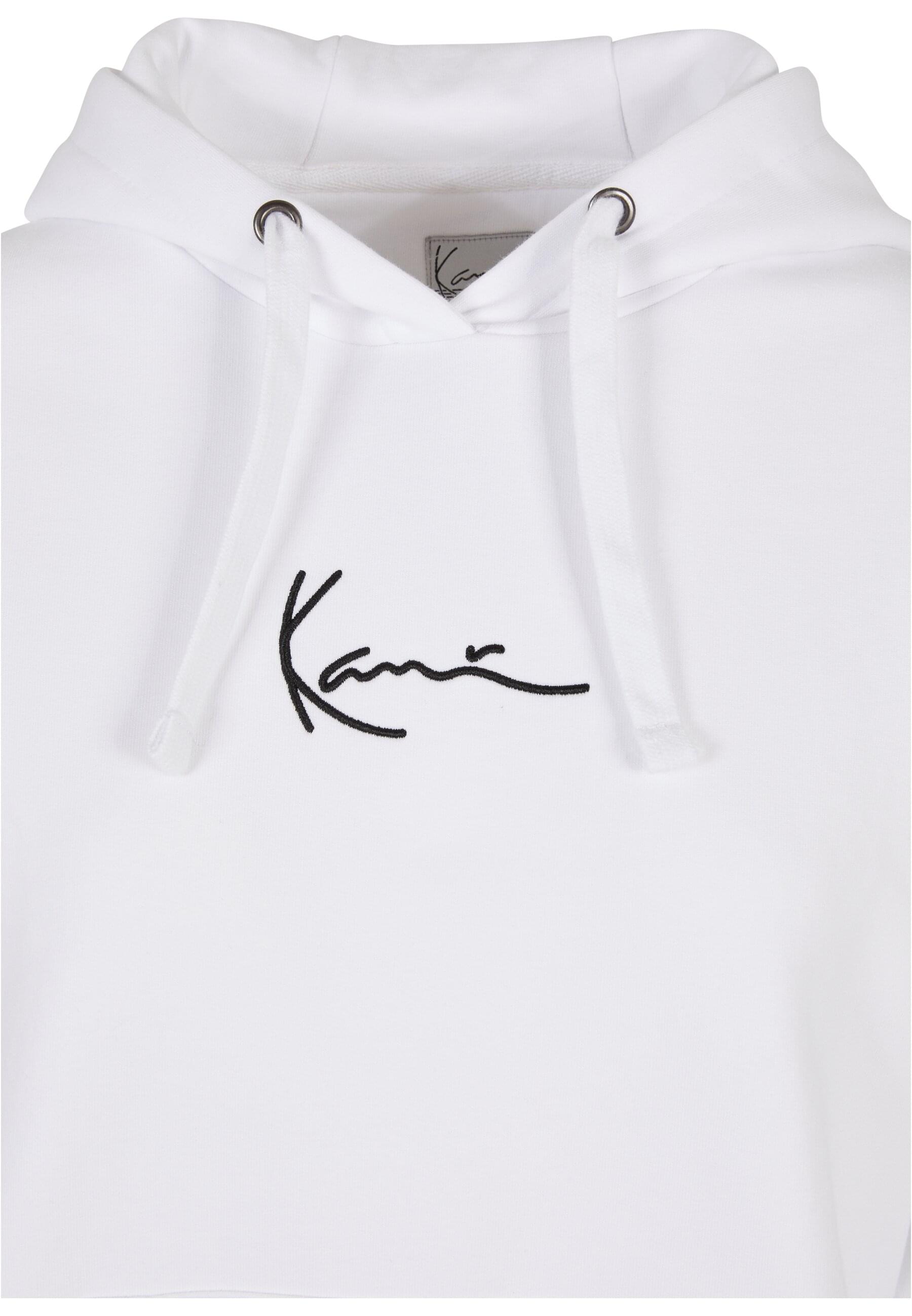 Thumbnail - Karl Kani Longsleeve "Karl Kani Unisex KKWQ32004WHT SMALL SIGNATURE HOODY WHT", (1 tlg.)