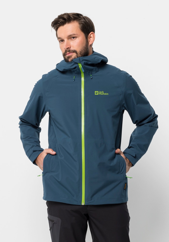 Jack Wolfskin Outdoorjacke "HIGHEST PEAK JACKET M", mit Kapuze